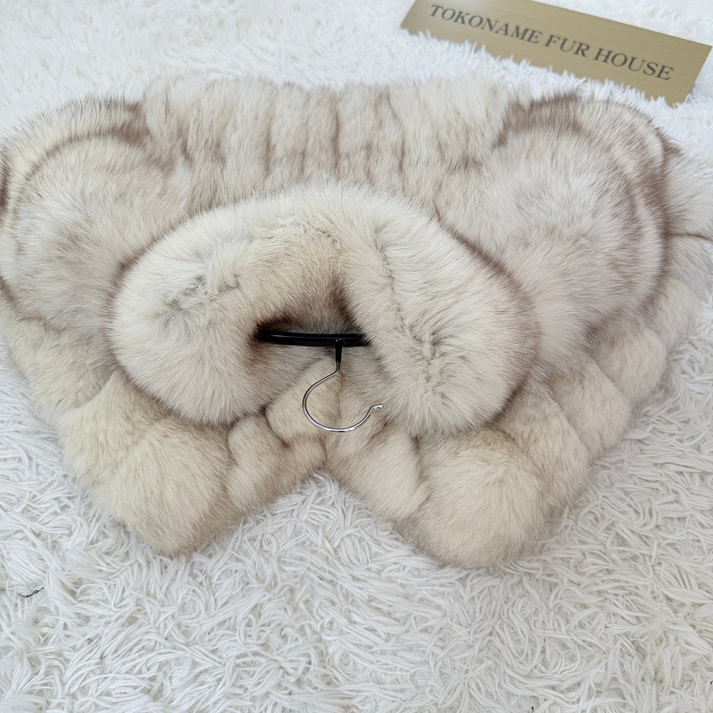 Blue Fox Coat Genuine Vintage Fur Japan