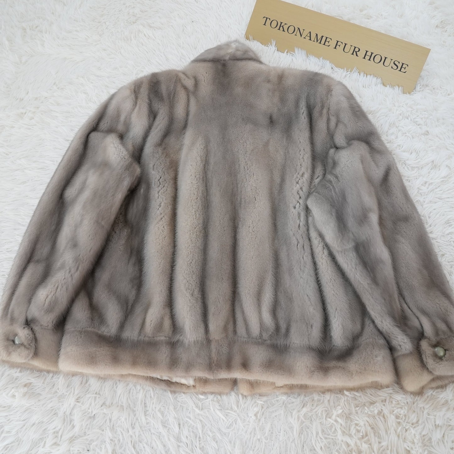 Men's Sapphire Mink Jacket - SAGA MINK Genuine Vintage Fur Japan