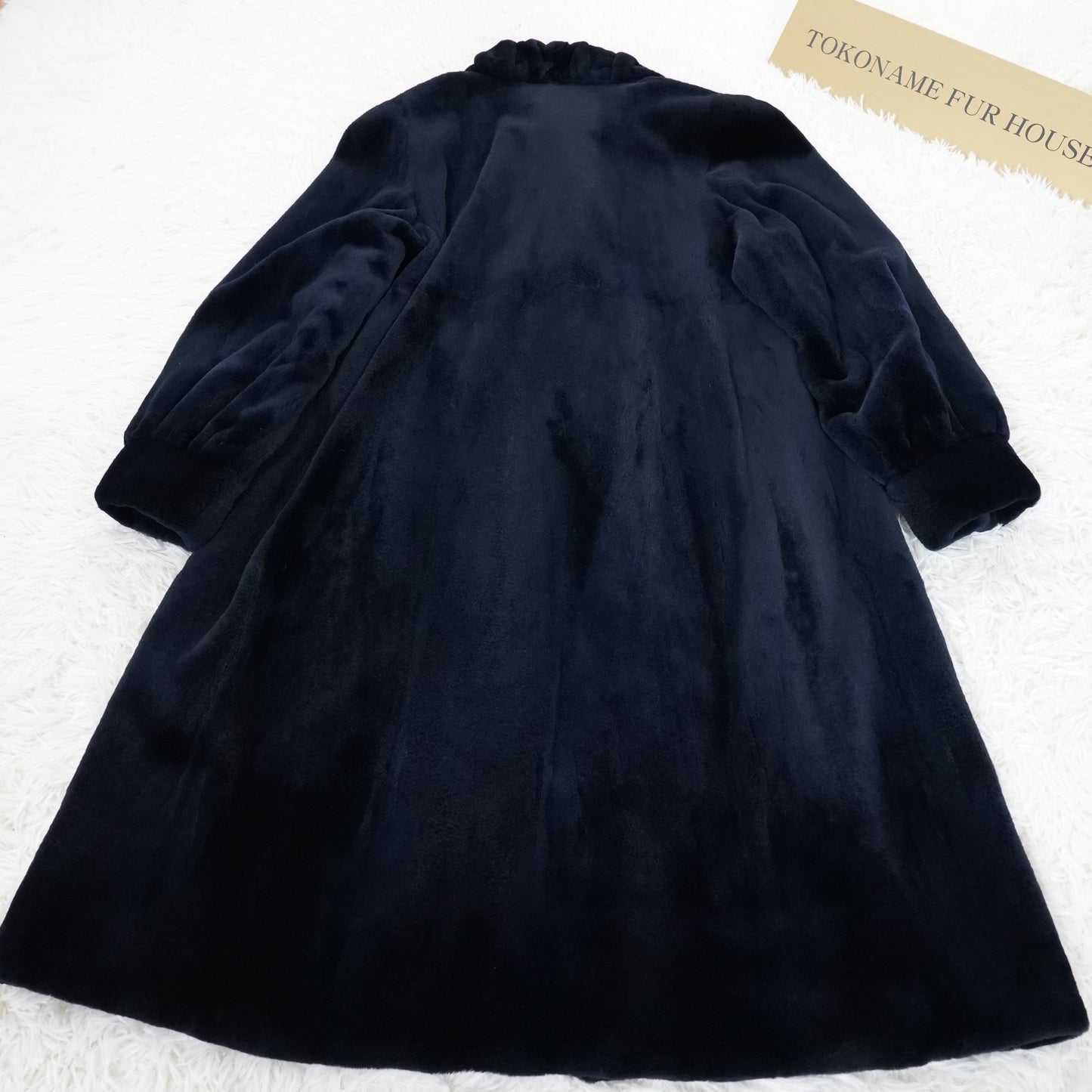 Shaved Mink Navy Dyed - SAGA MINK Genuine Vintage Fur Japan