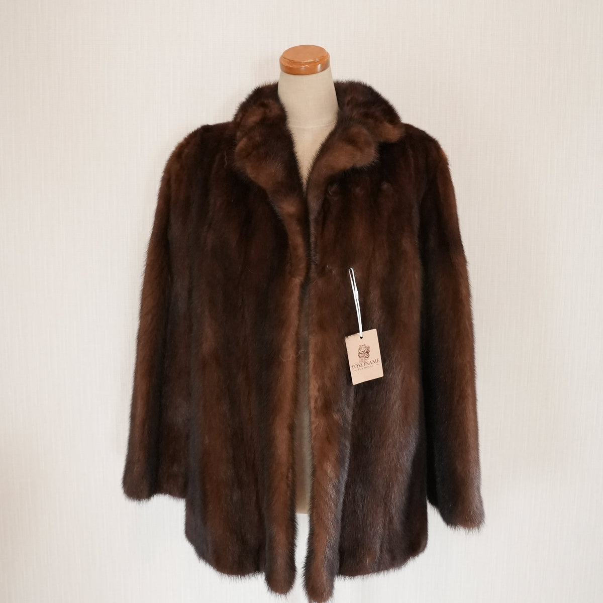 Dark Mink Fur Coat - Genuine Vintage Fur From Japan