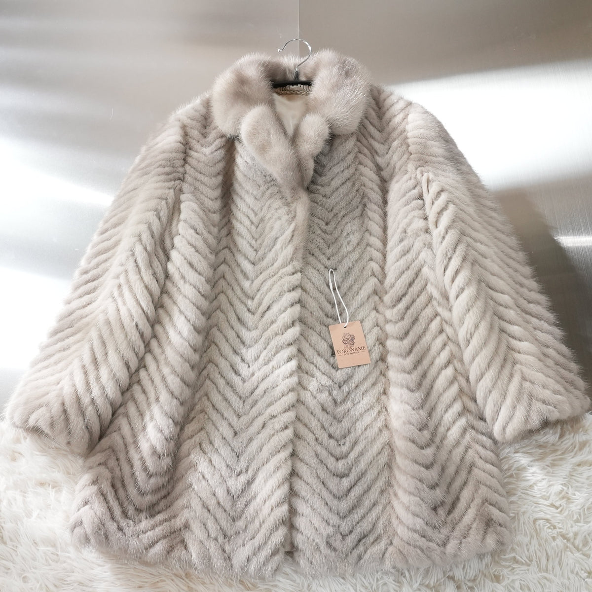 Pastel Mink Fur Coat - Genuine Vintage Fur From Japan