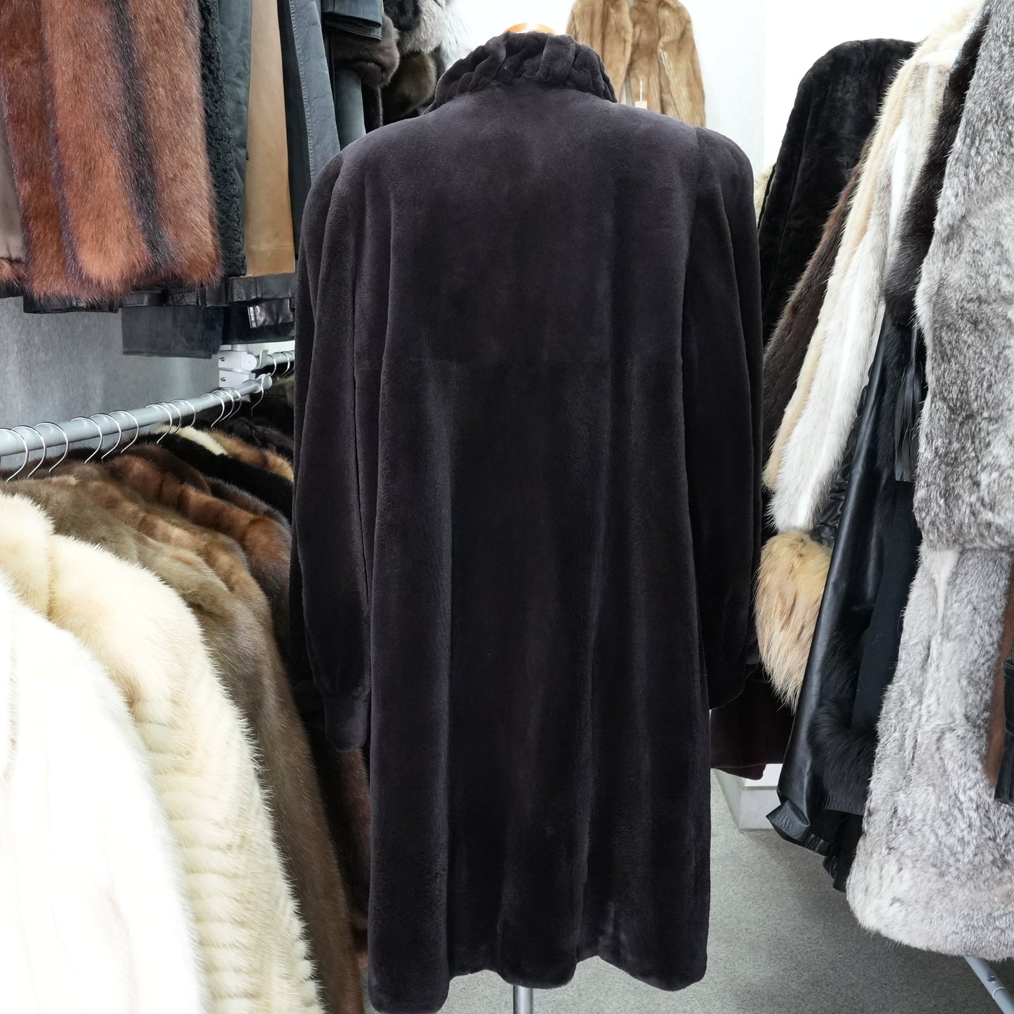 Shaved Mink Long Coat SAGA MINK - Genuine Vintage Fur From Japan
