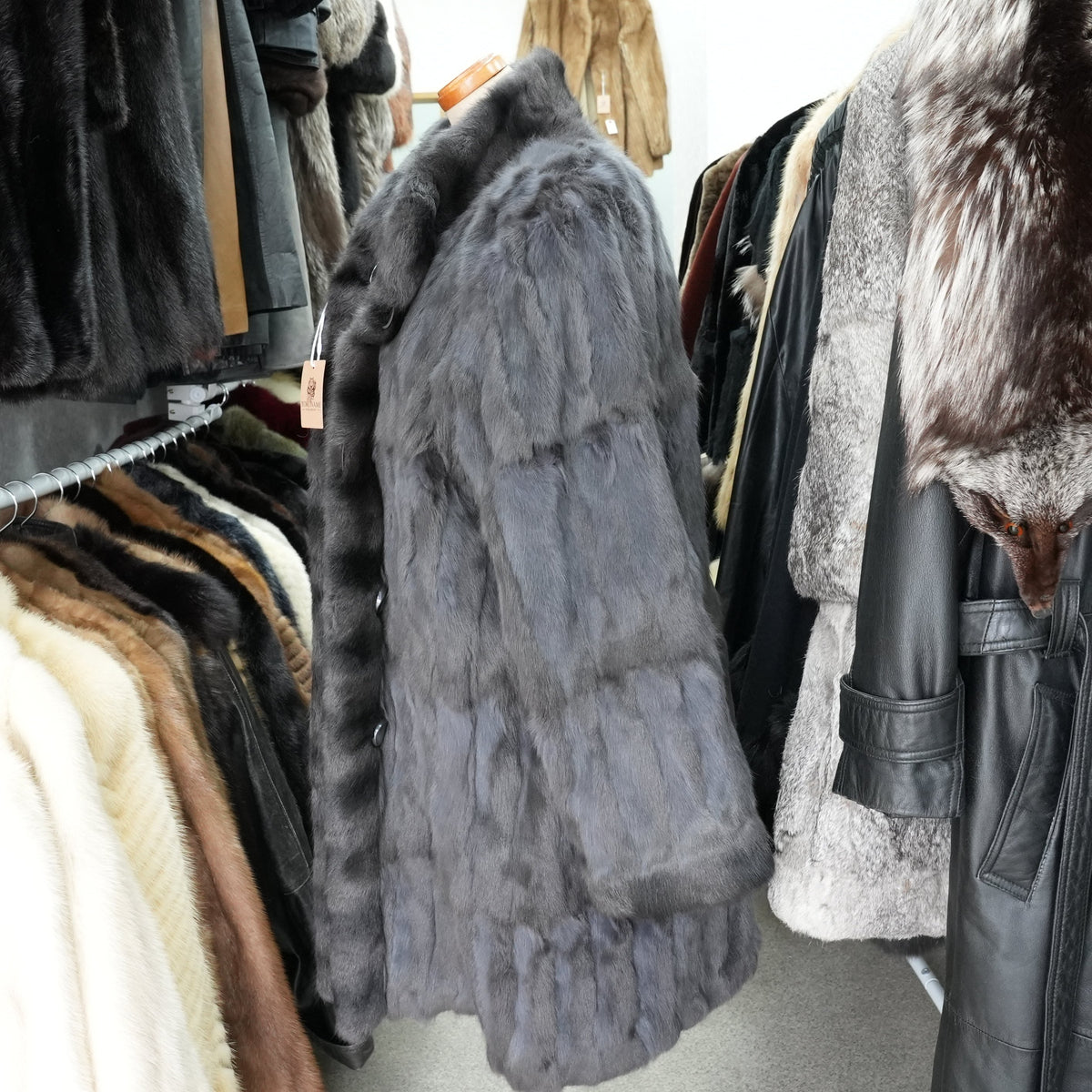 Russian Squirrel Reversible Coat- Genuine Vintage Fur From Japan