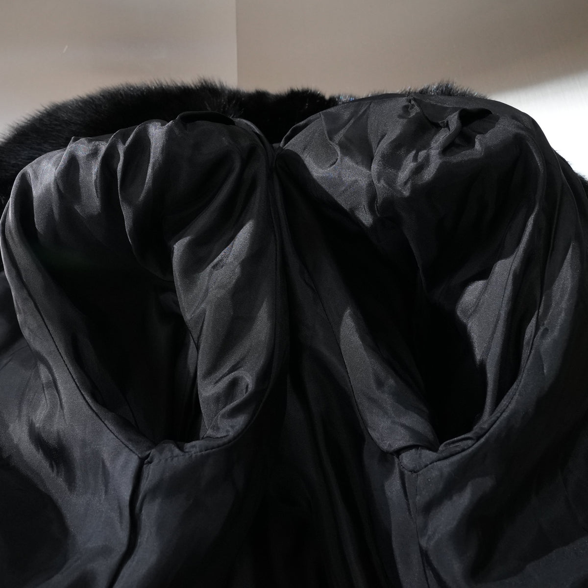 Dark Mink Fur Coat MG Sable - Genuine Vintage Fur From Japan