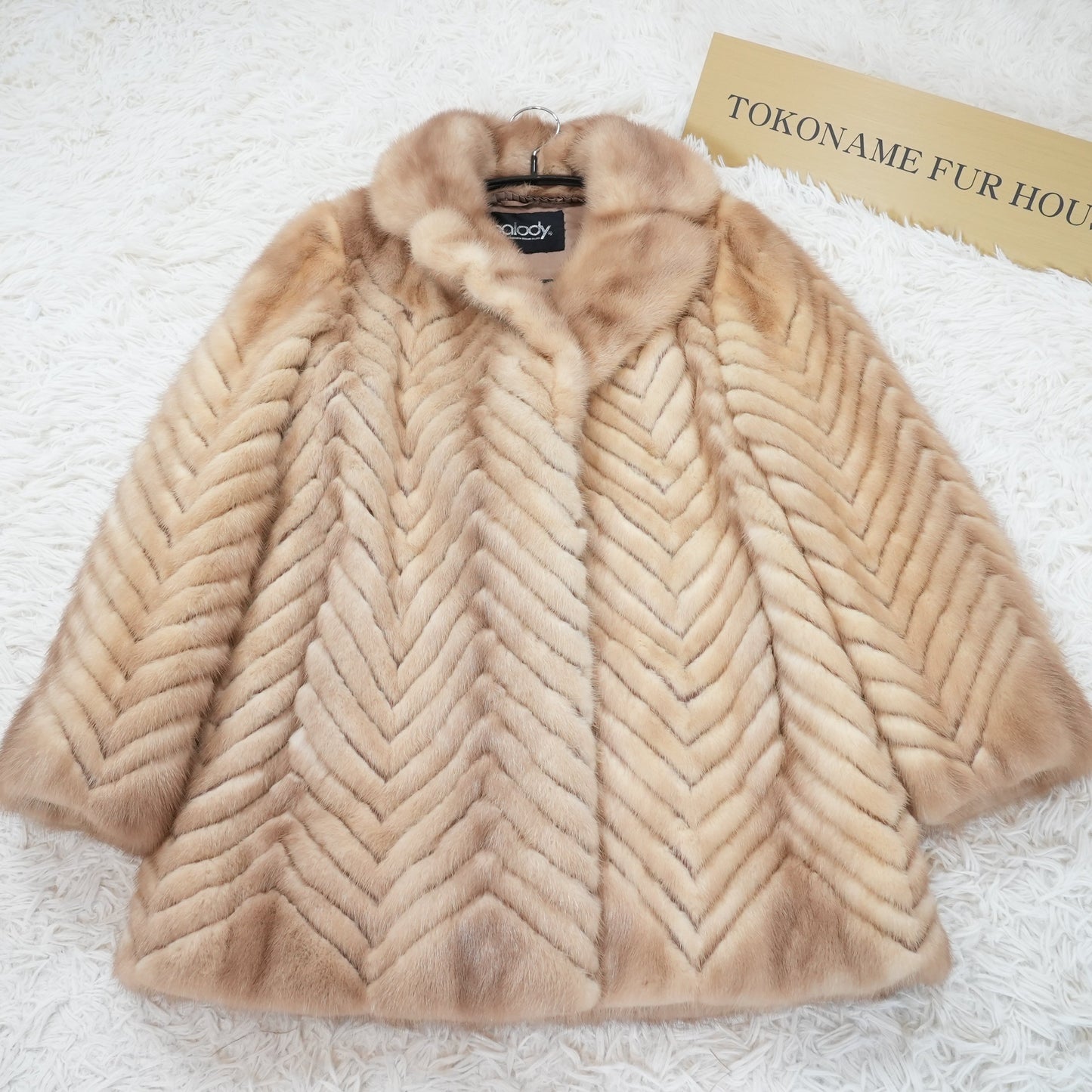 Pastel Mink Fur Jacket Palody - Genuine Vintage Fur Japan