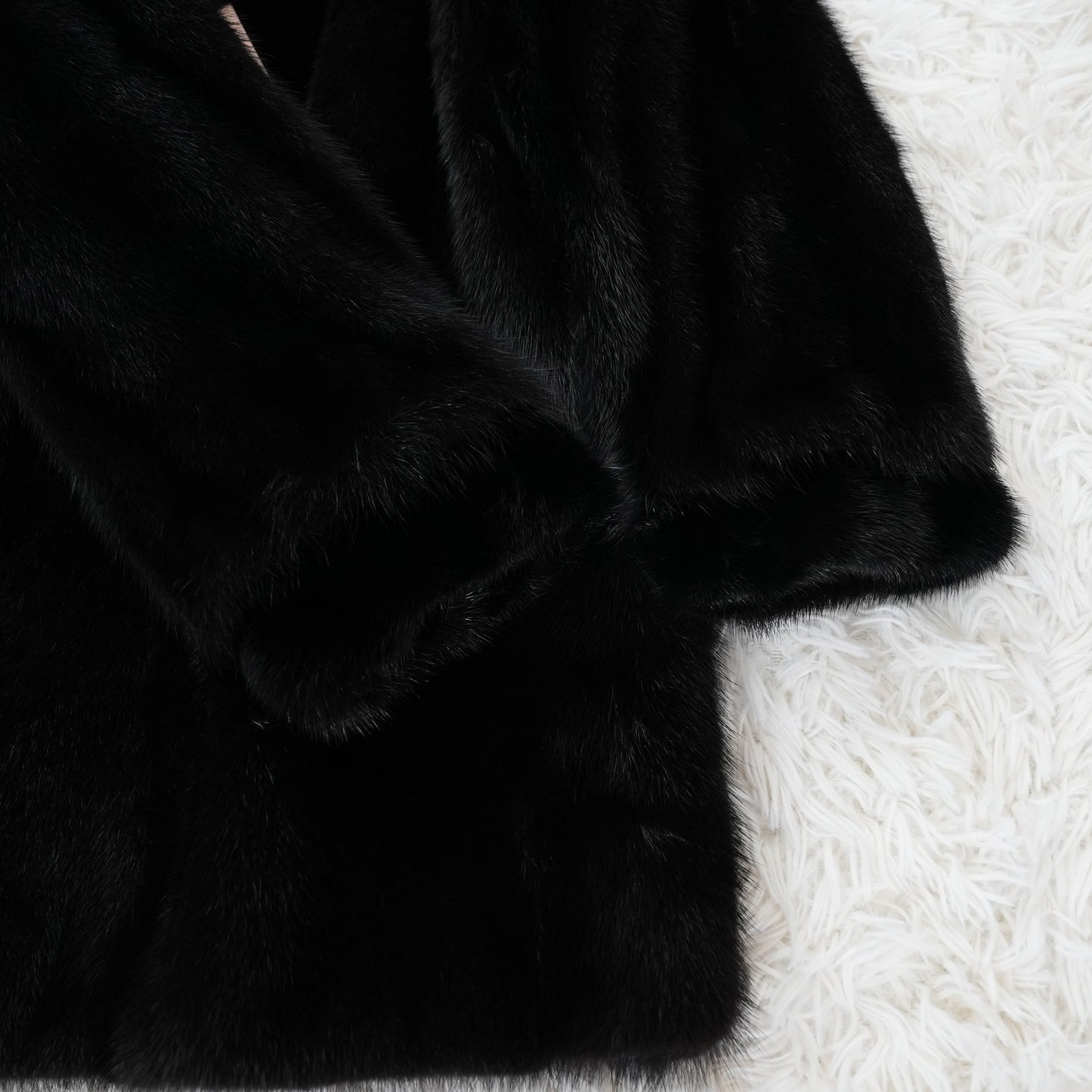 Black Mink Coat - SAGA MINK Vintage Fur Japan