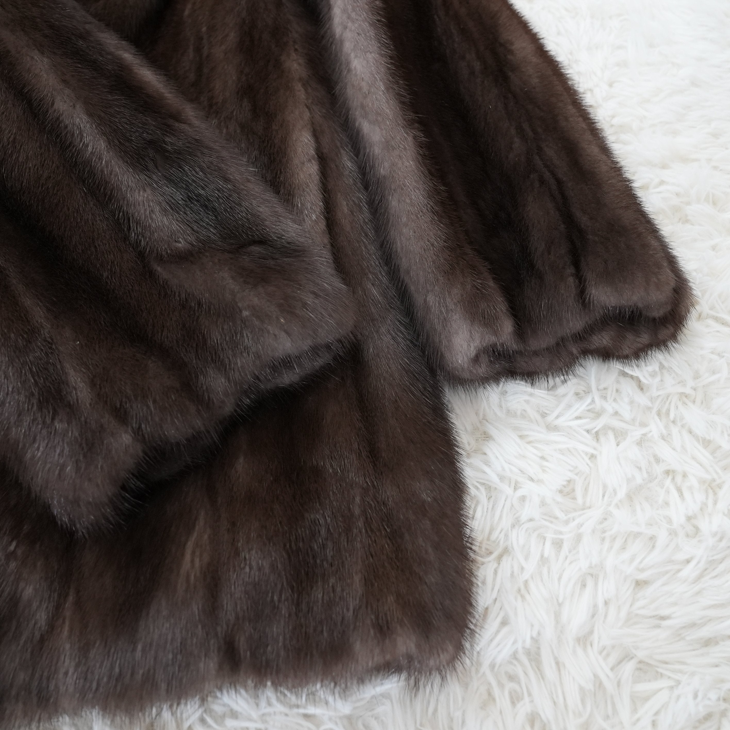 【美品】EMBA MINK FUR/エンバ ブルーアイリスミンク/ファーコート ブルーアイリスミンクコート - エンバ ヴィンテージファー 日本製