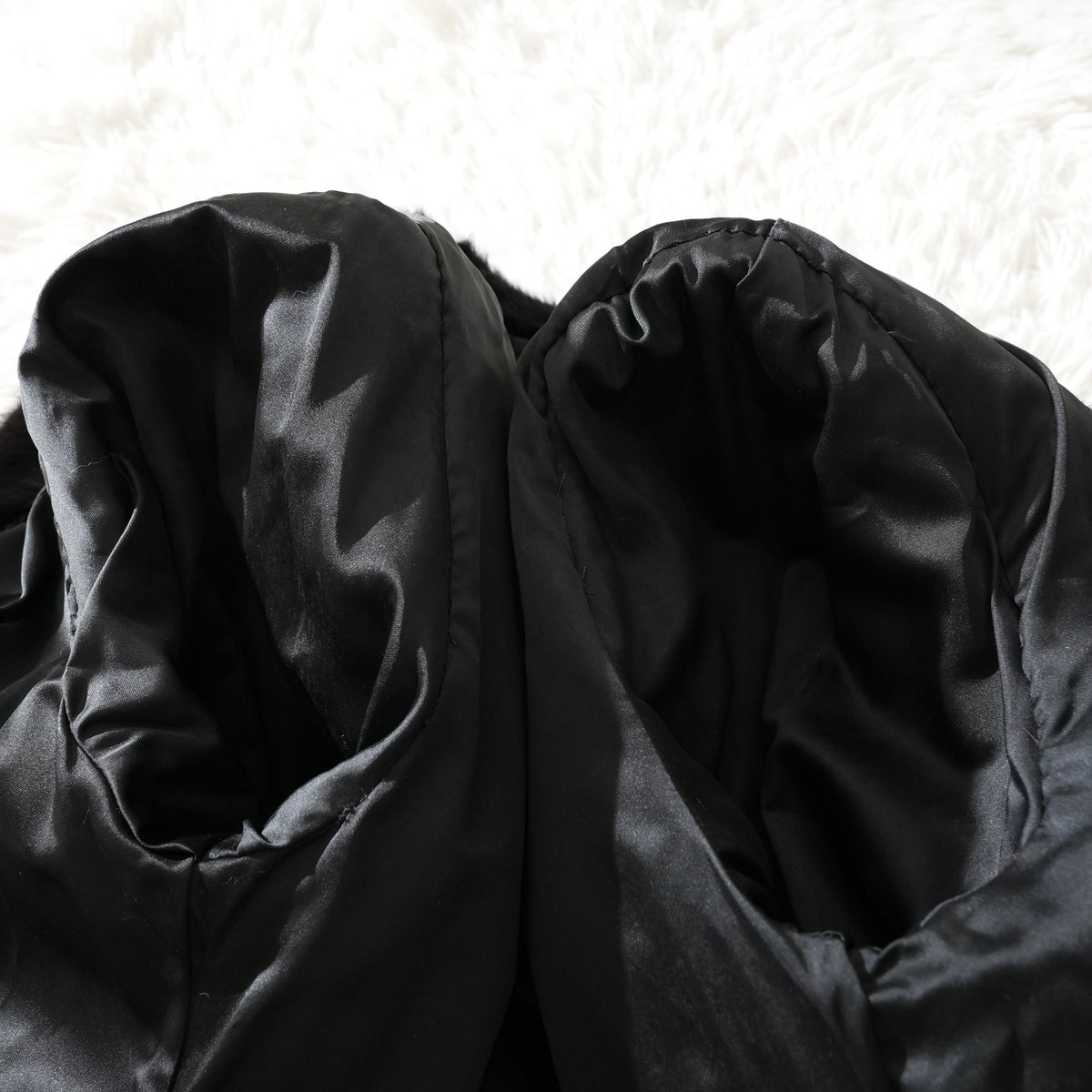 Dark Mink Fur Coat - Genuine Vintage Fur From Japan