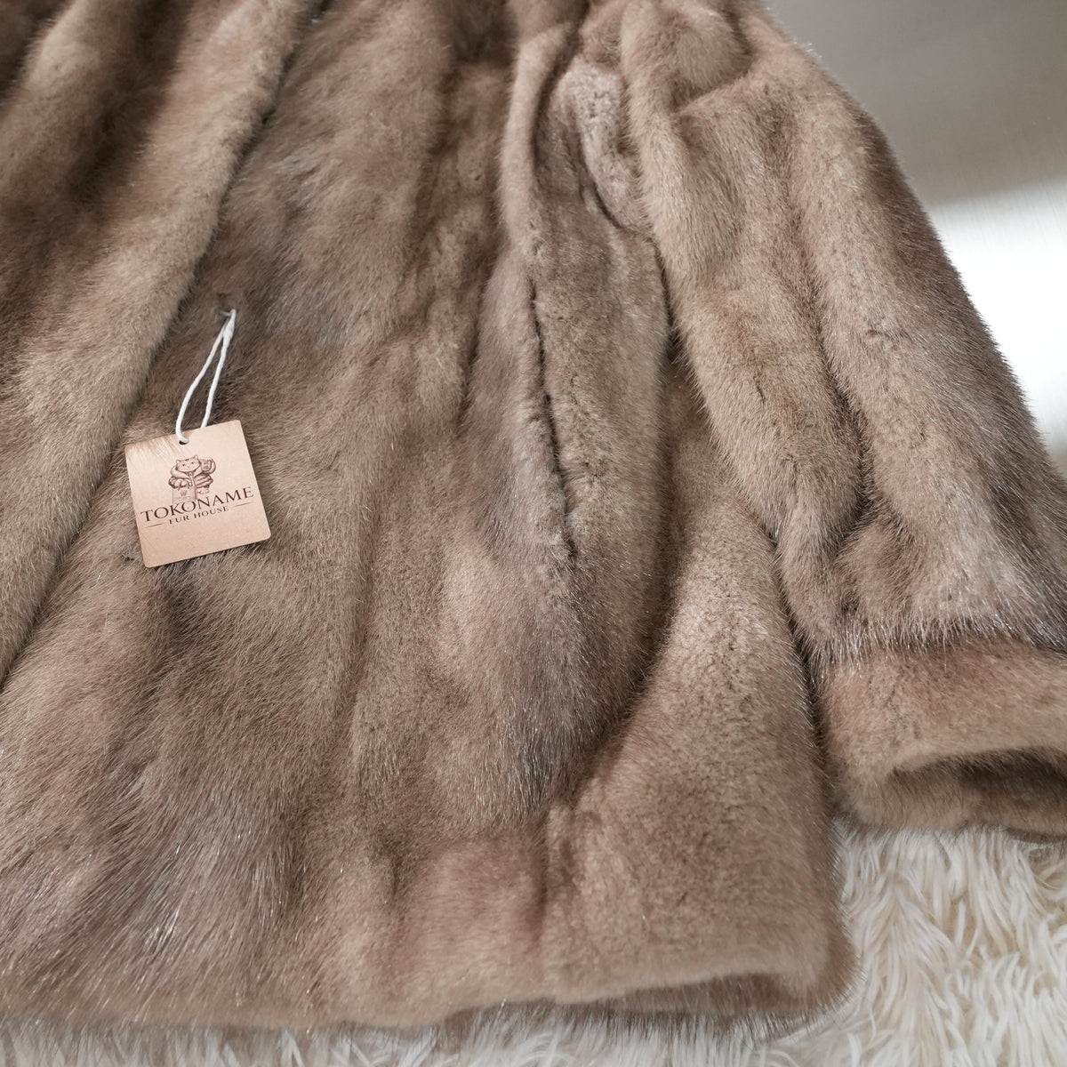 Pastel Mink Fur Coat - Genuine Vintage Fur From Japan