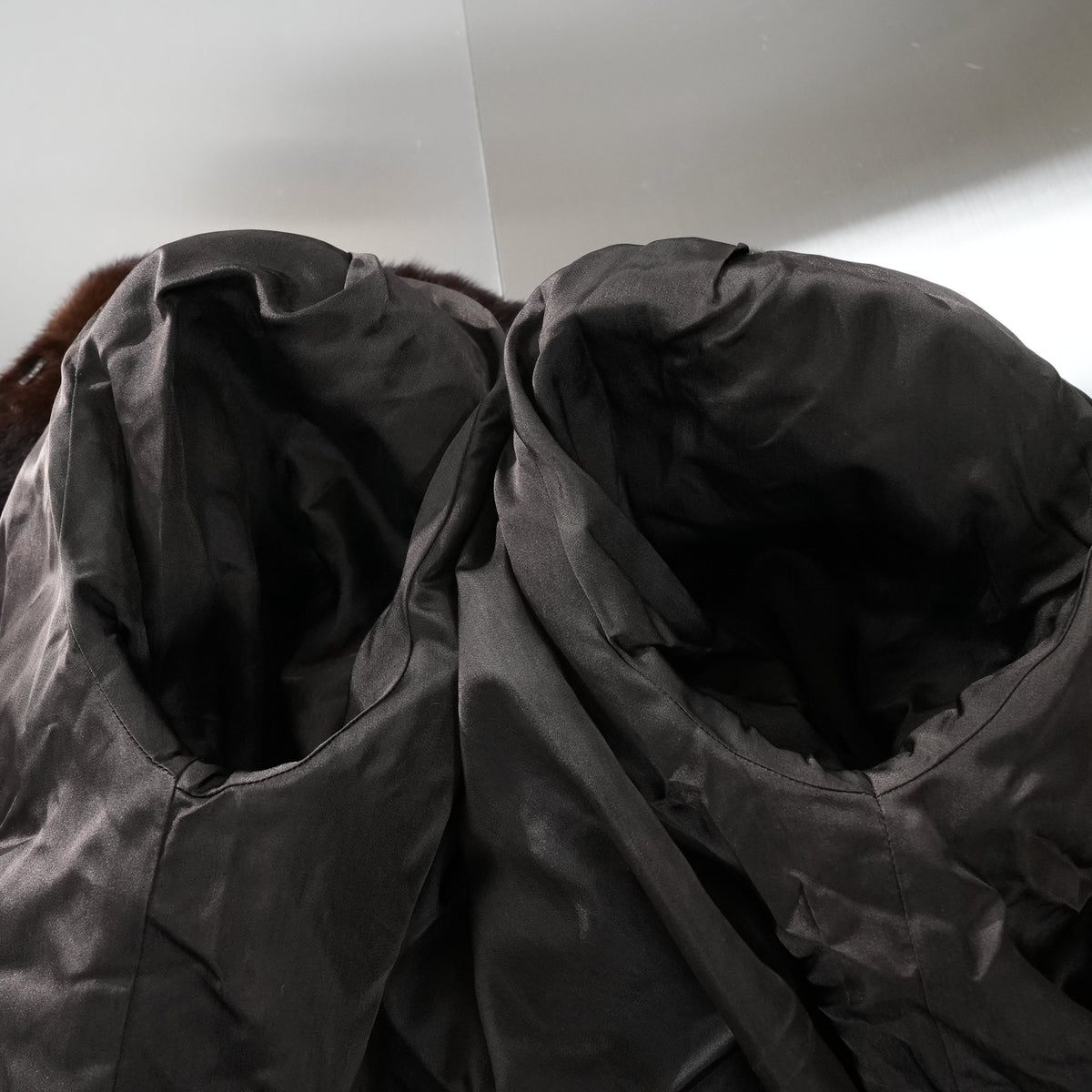 Dark Mink Fur Coat - Genuine Vintage Fur From Japan