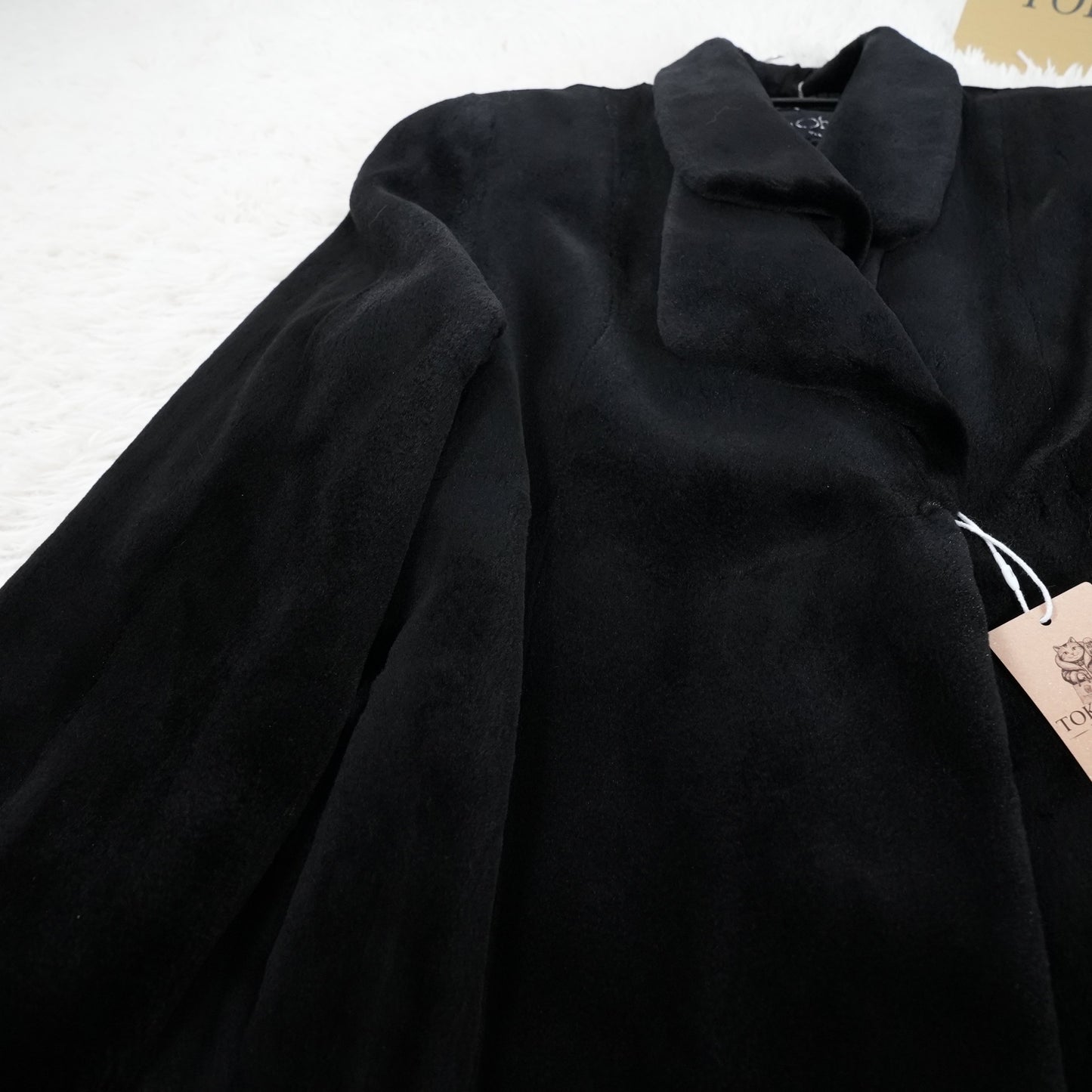 Shaved Mink Long Coat A-Line Fur Ohki -