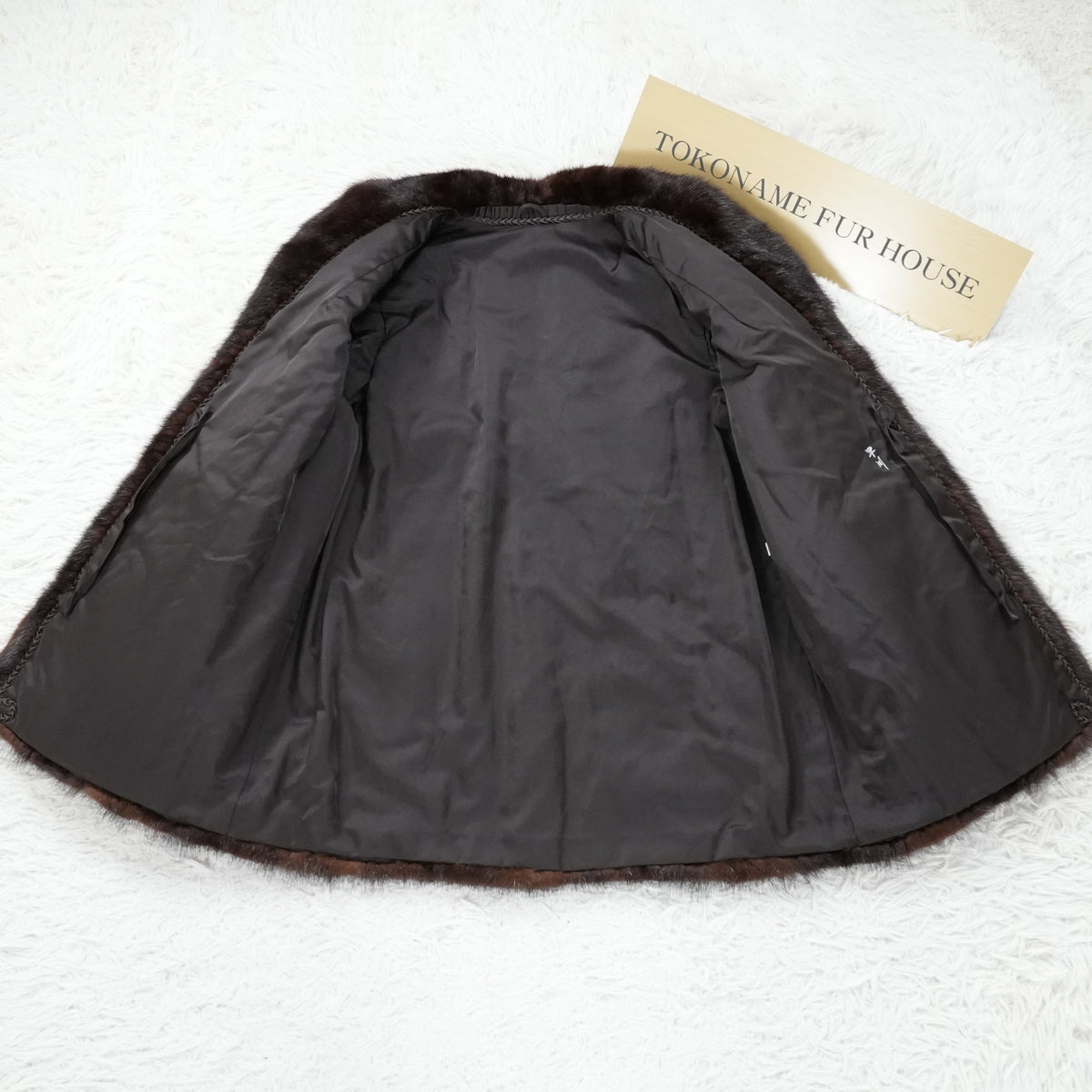 Dark Mink Fur Jacket - Genuine Vintage Fur From Japan