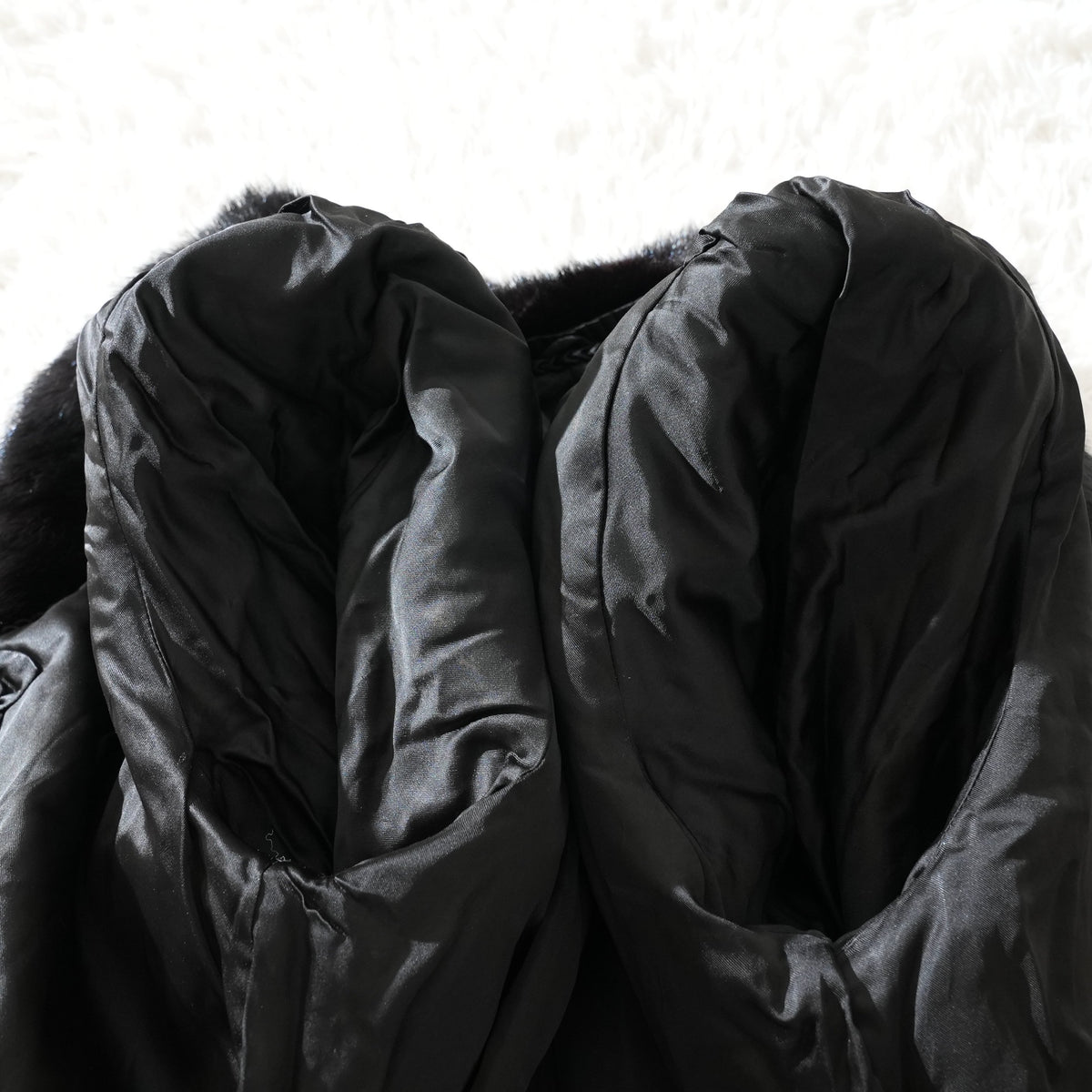 Dark Mink Fur Coat - Genuine Vintage Fur From Japan