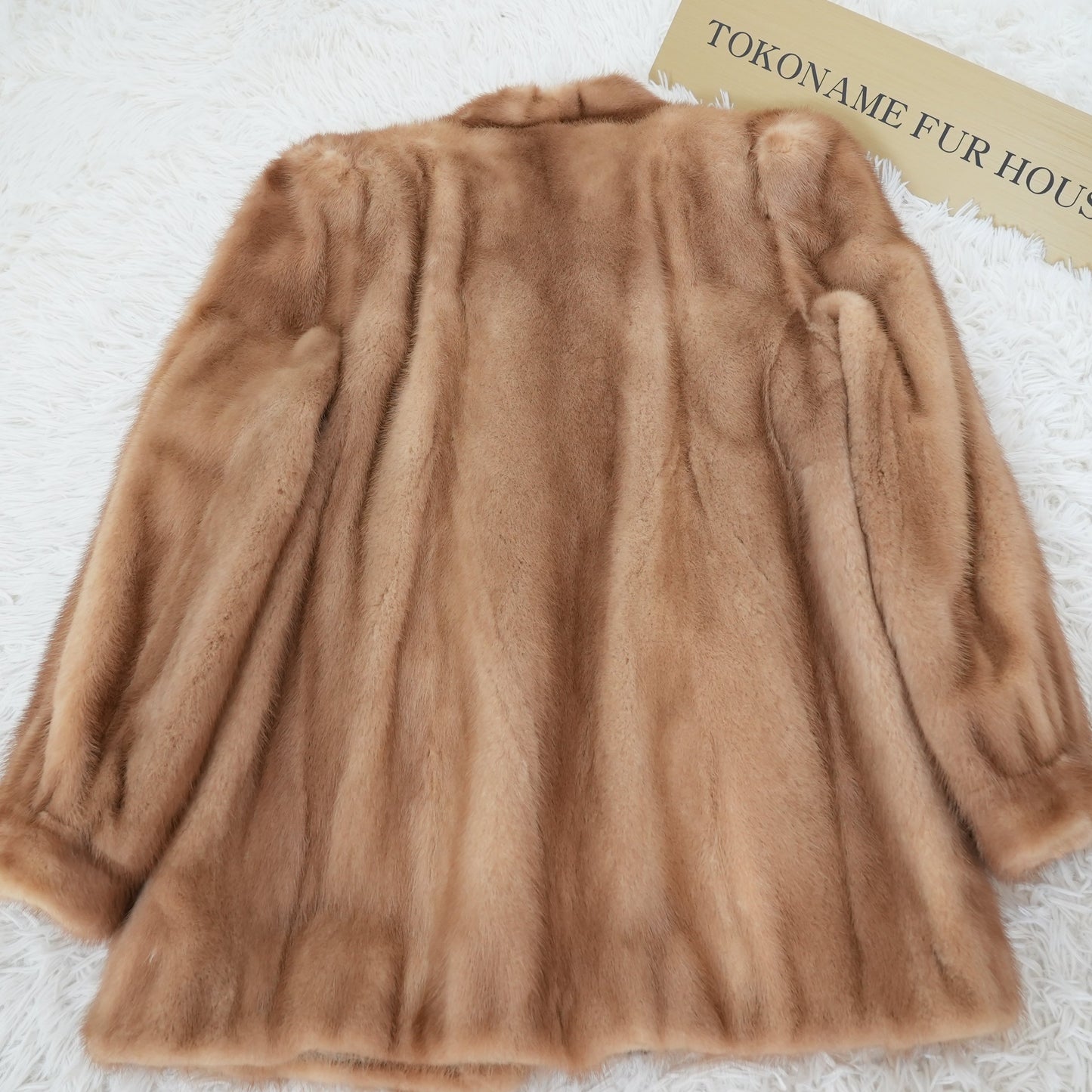 Demi Buff Mink Jacket Genuine Vintage Fur Japan