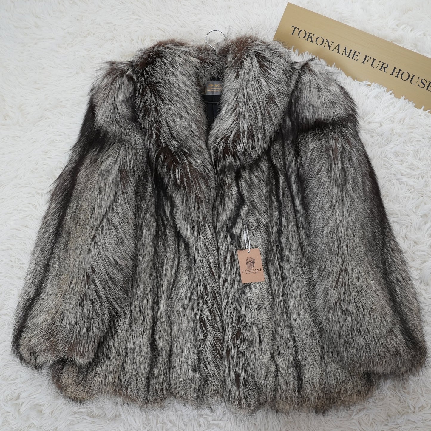 Silver Fox Coat - Royal SAGA MINK Vintage Fur Japan