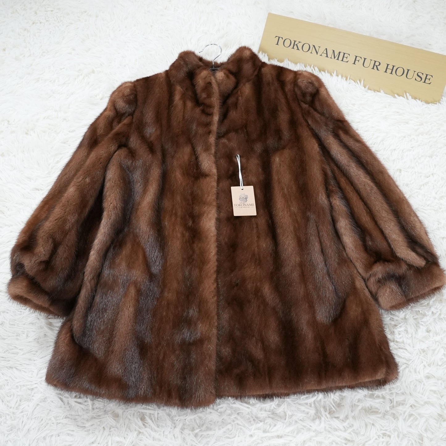 Demi Buff Mink Jacket SAGA MINK - Genuine Vintage Fur From Japan