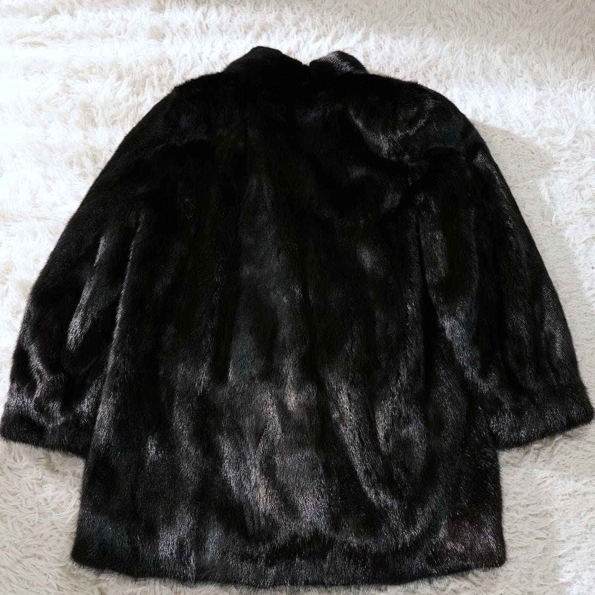 SAGA MINK Fur Coat Soft Leather - Genuine Vintage Fur From Japan