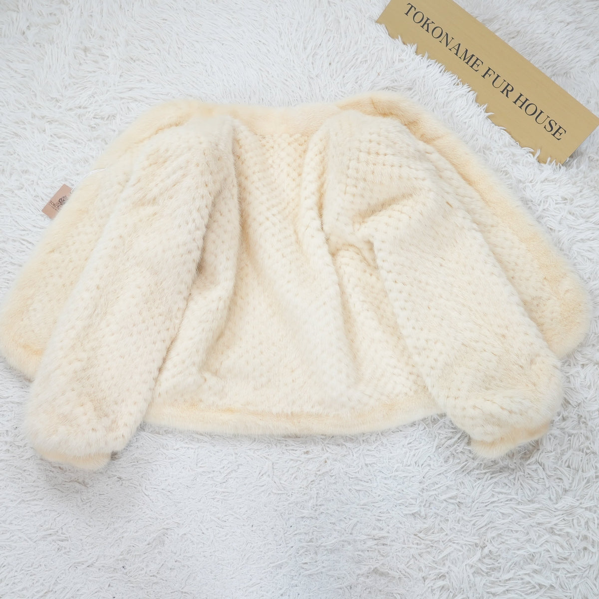 Pearl Mink Fru Jacket SAGA MINK - Genuine Vintage Fur From Japan