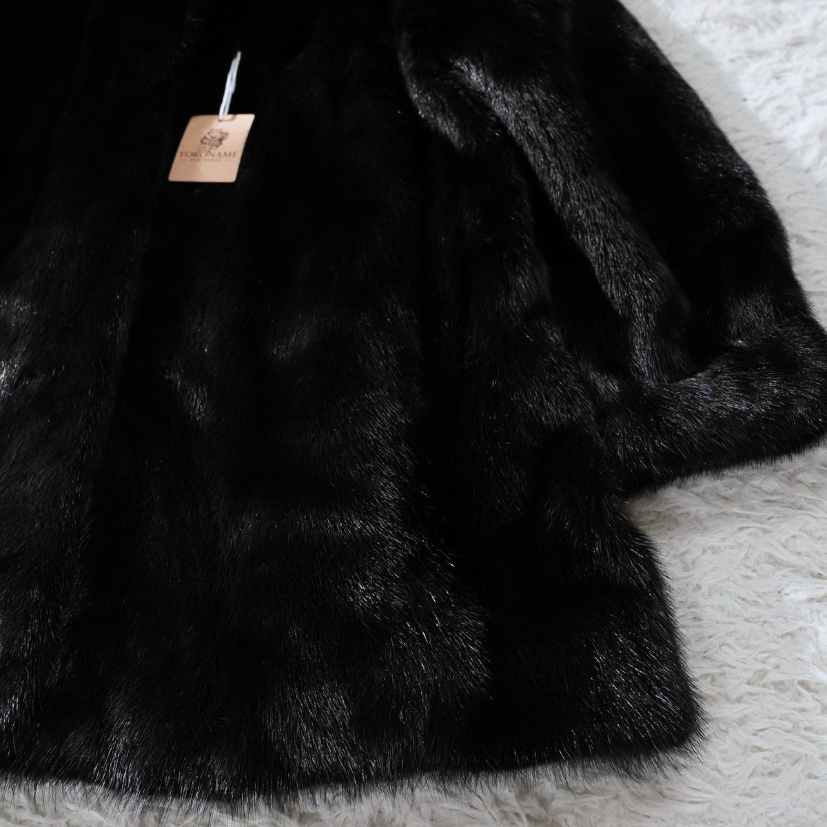 SAGA MINK Fur Coat Soft Leather - Genuine Vintage Fur From Japan