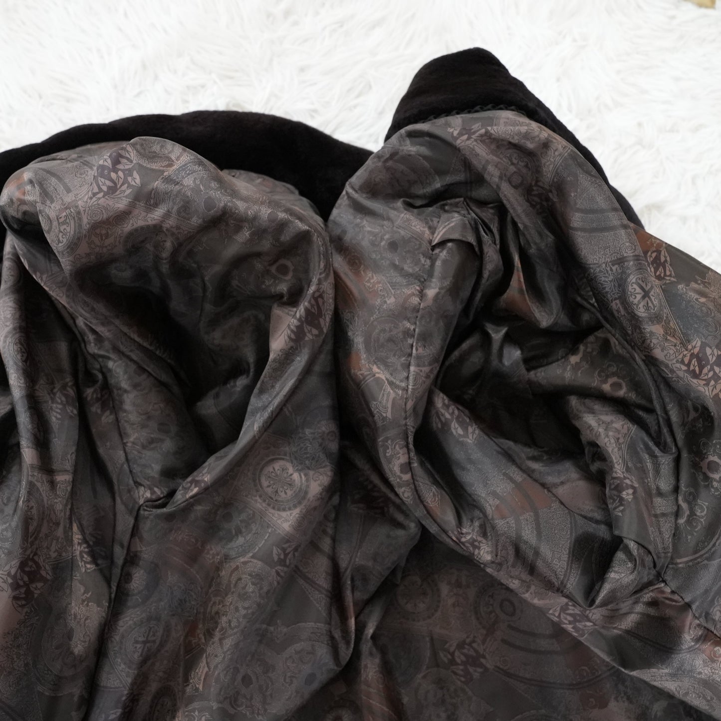 Shaved Mink Long Coat A-line silhouette SAGA MINK - Genuine Vintage Fur From Japan