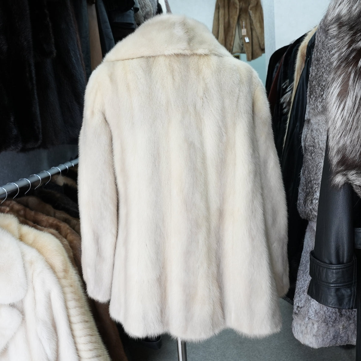 Pastel Mink Fur Coat - Genuine Vintage Fur From Japan