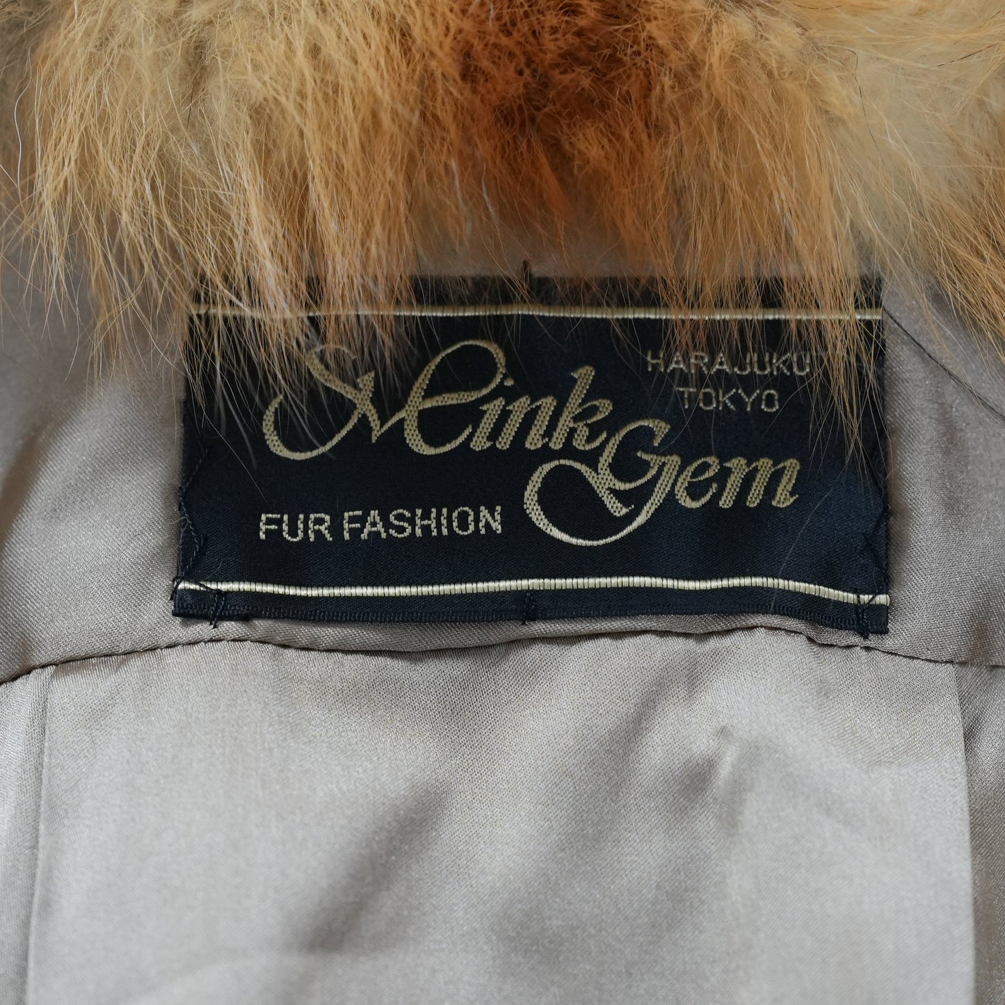Red Fox Hoodie Long Coat - Genuine Vintage Fur From Japan