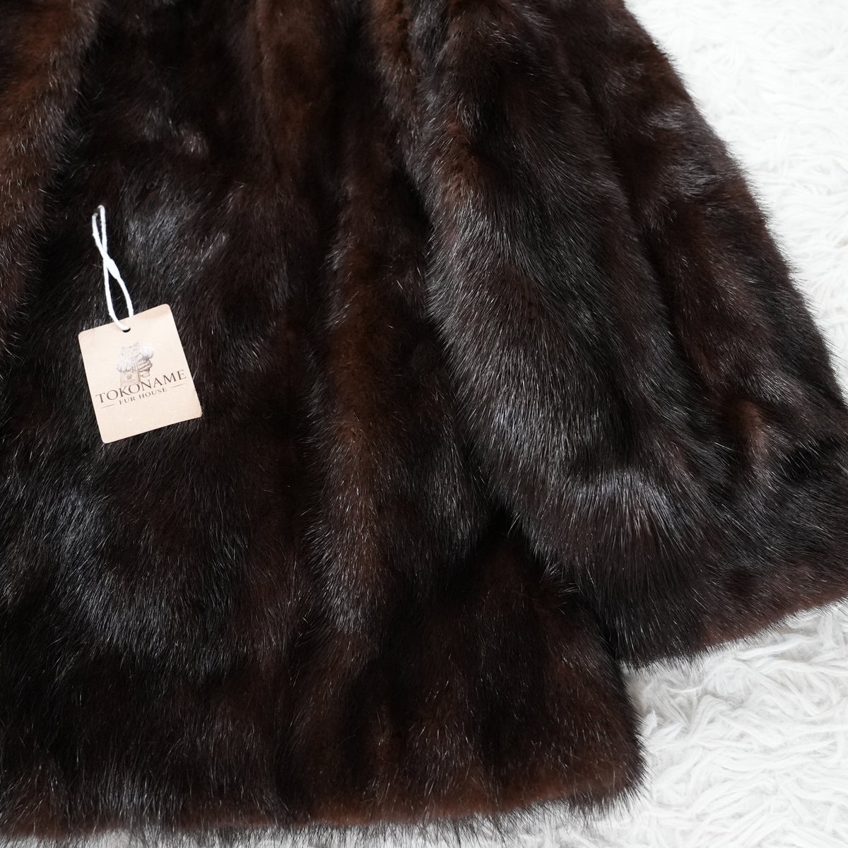 Dark Mink Fur Jacket - Genuine Vintage Fur From Japan