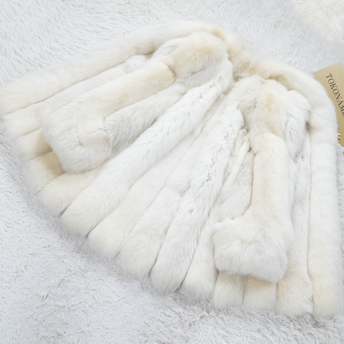 Shadow Fox Fur Coat Soft and Fluffy - Genuine Vintage Fur From Japan