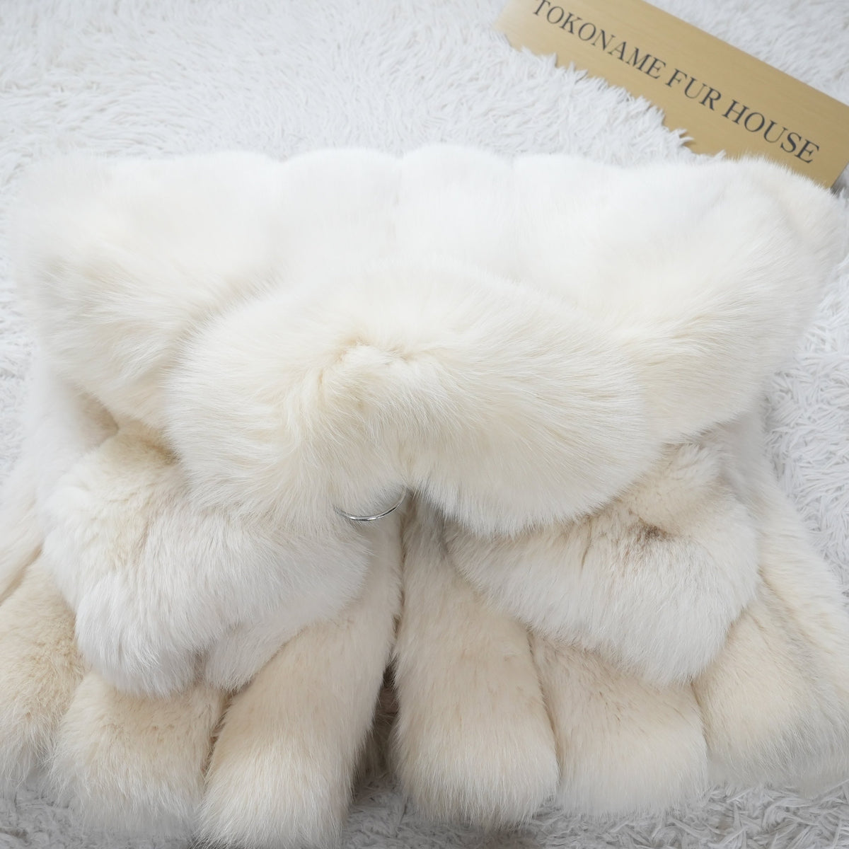 Shadow Fox Fur Coat Soft and Fluffy - Genuine Vintage Fur From Japan