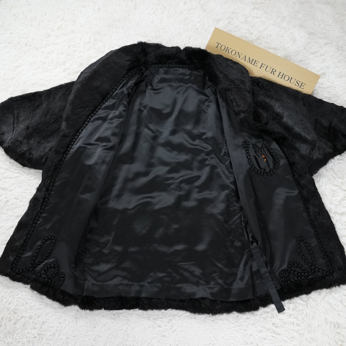 Rabbit Fur Japanese-style clothing Coat Vintage Fur from Japan