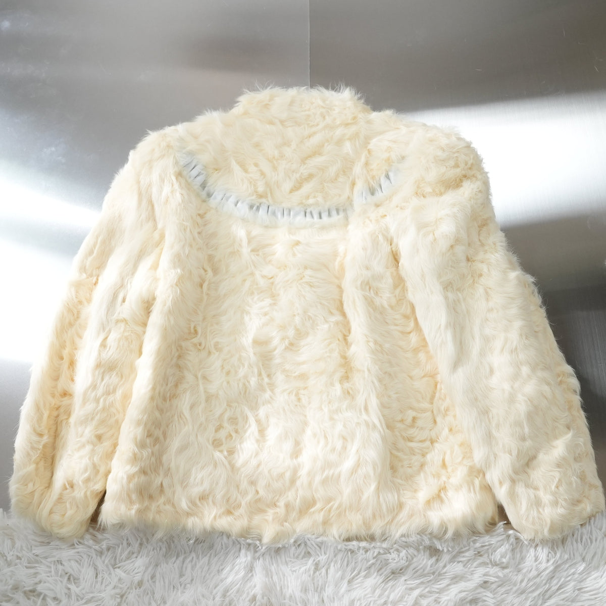 Y2K Chekiang Lamb Fur Jacket - Genuine Vintage Fur From Japan