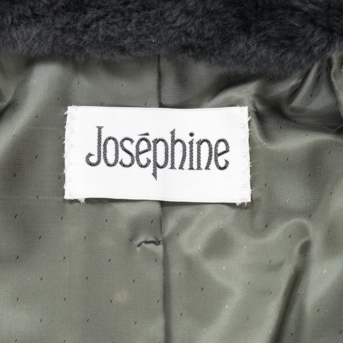 Nutria Green Dyed FUr COat Josephine - Genuine Vintage Fur From Japan