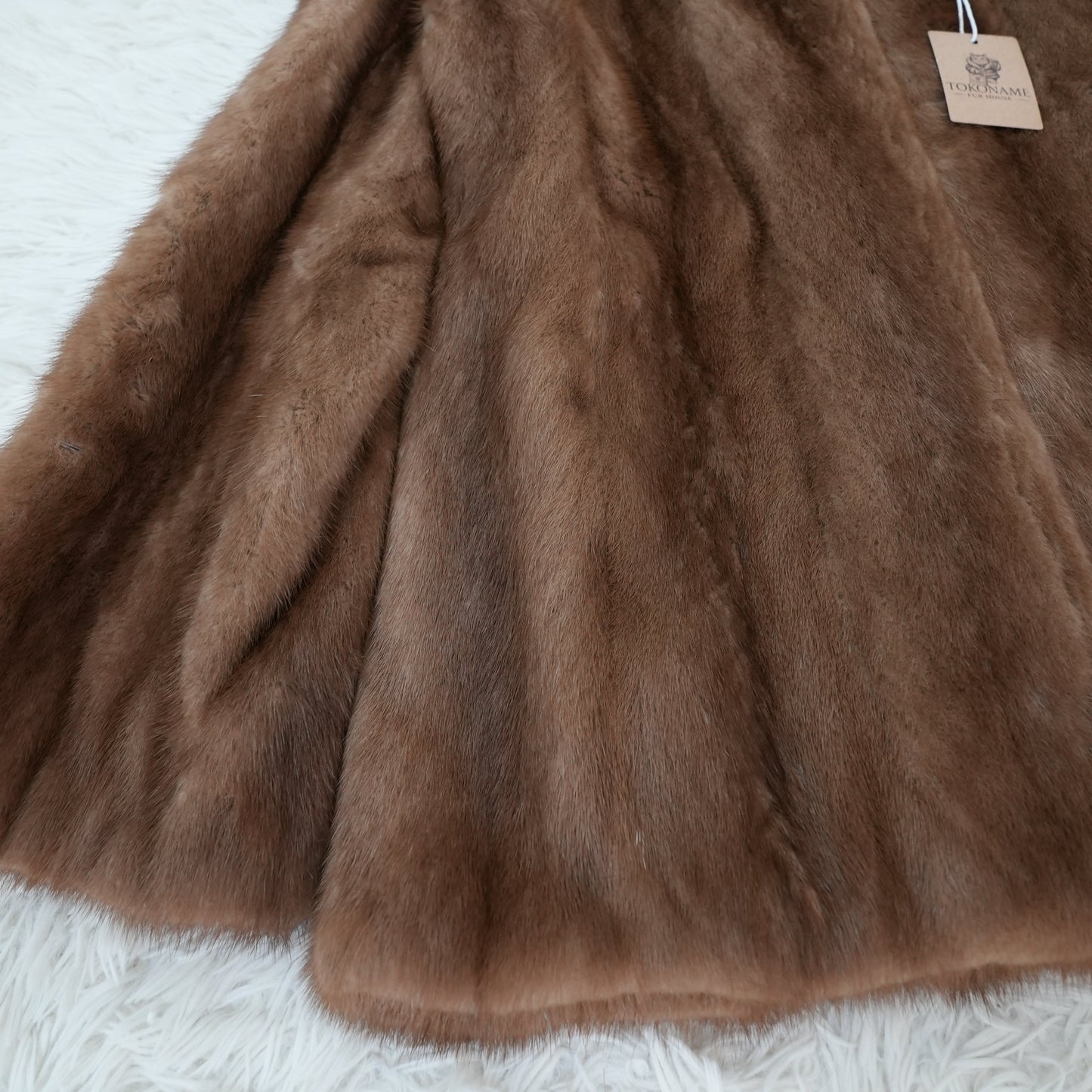 Demi Buff Mink Jacket Genuine Vintage Fur Japan
