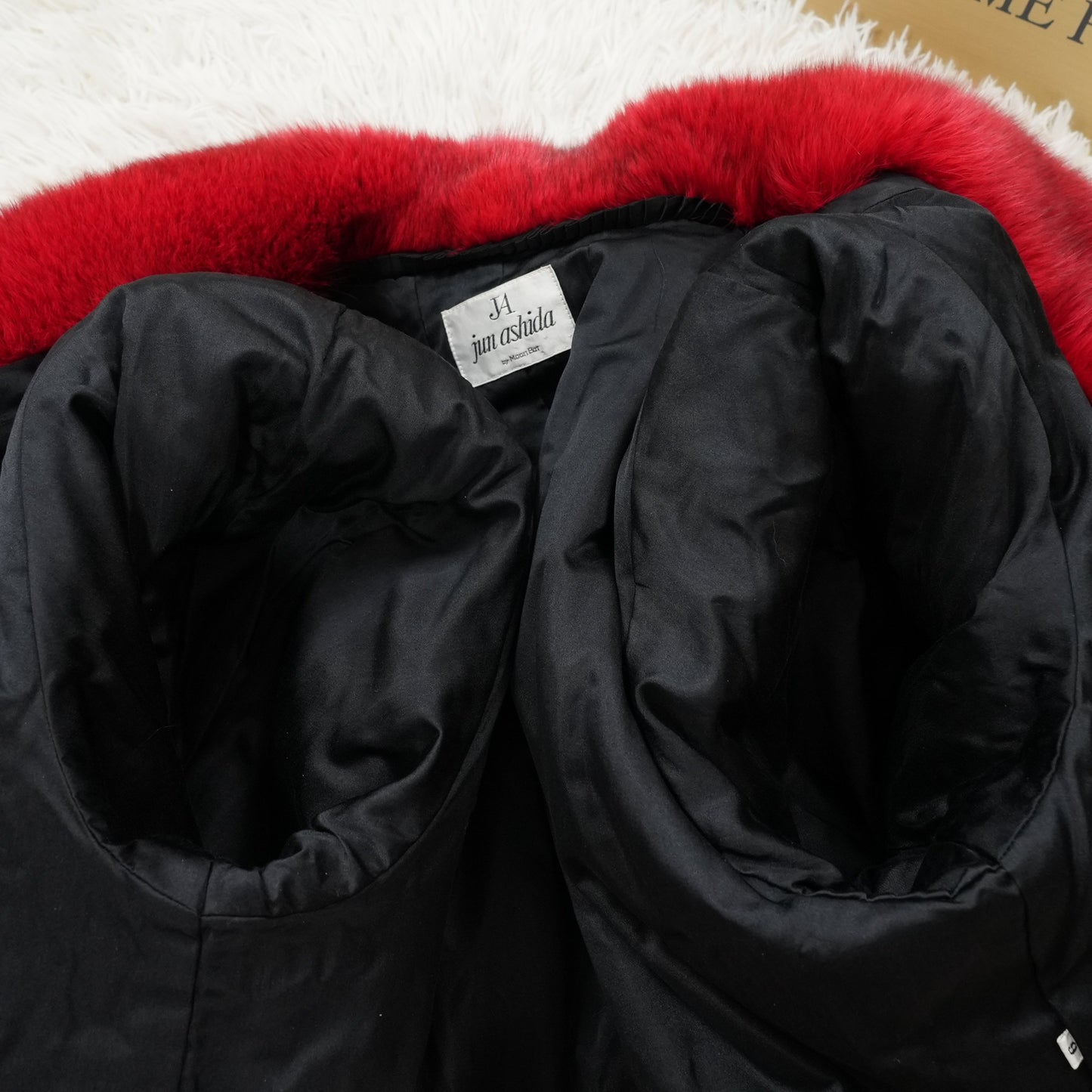 Red Dyed Fox Fur Coat - Genuine Vintage Fur From Japan