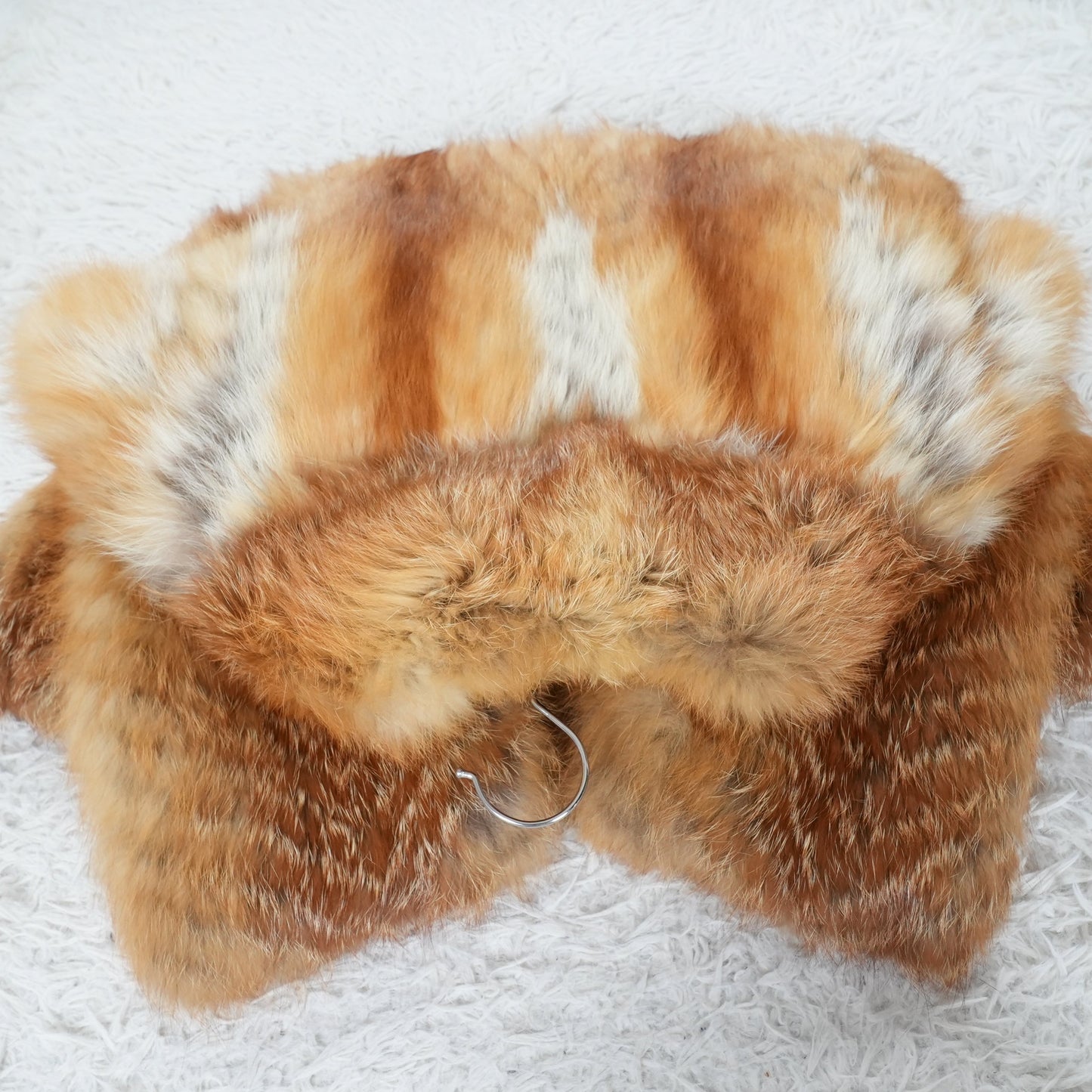 Red Fox Fur Coat EMBA - Genuine Vintage Fur From Japan