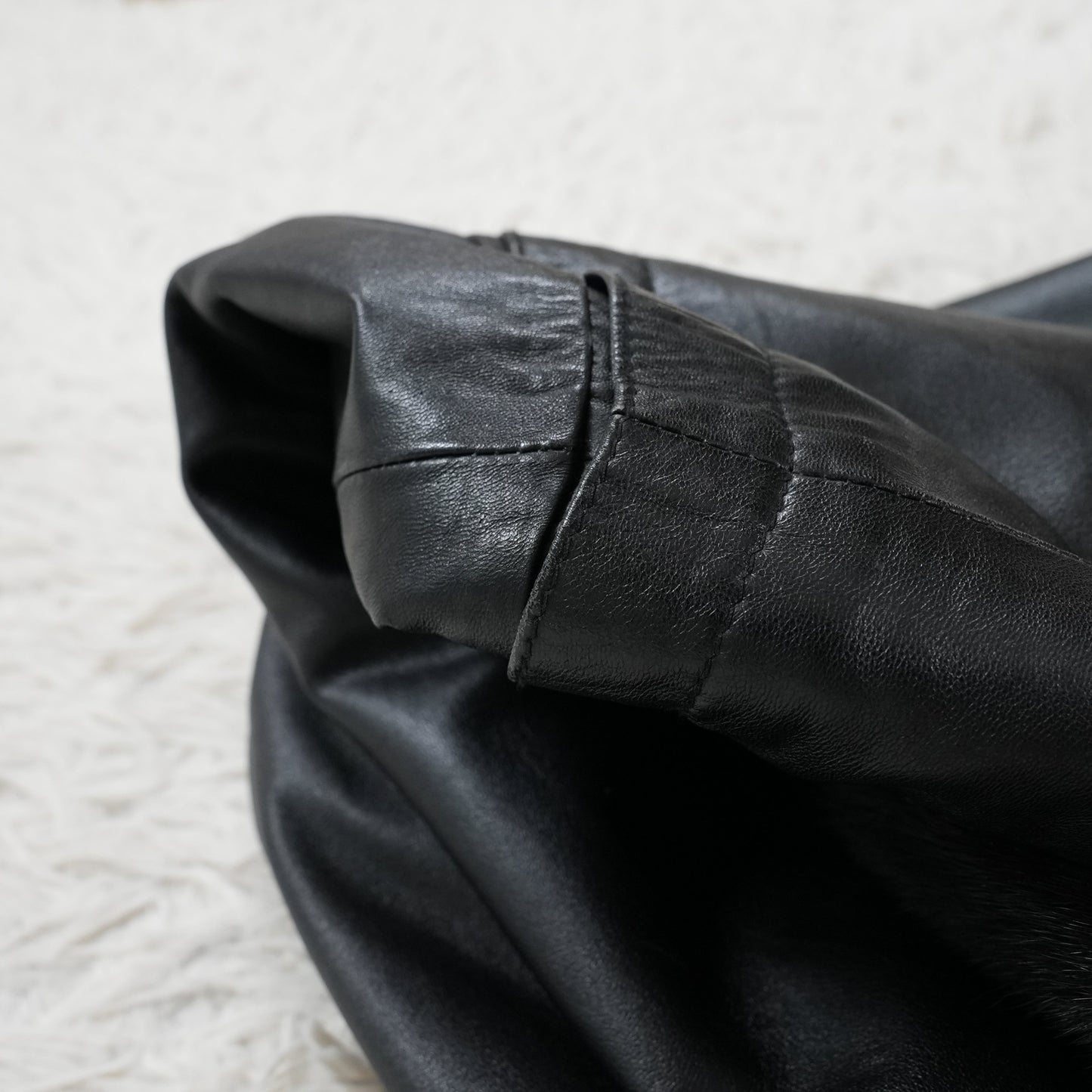 Unisex Reversible Mink and Leather Coat - Genuine Vintage Fur From Japan