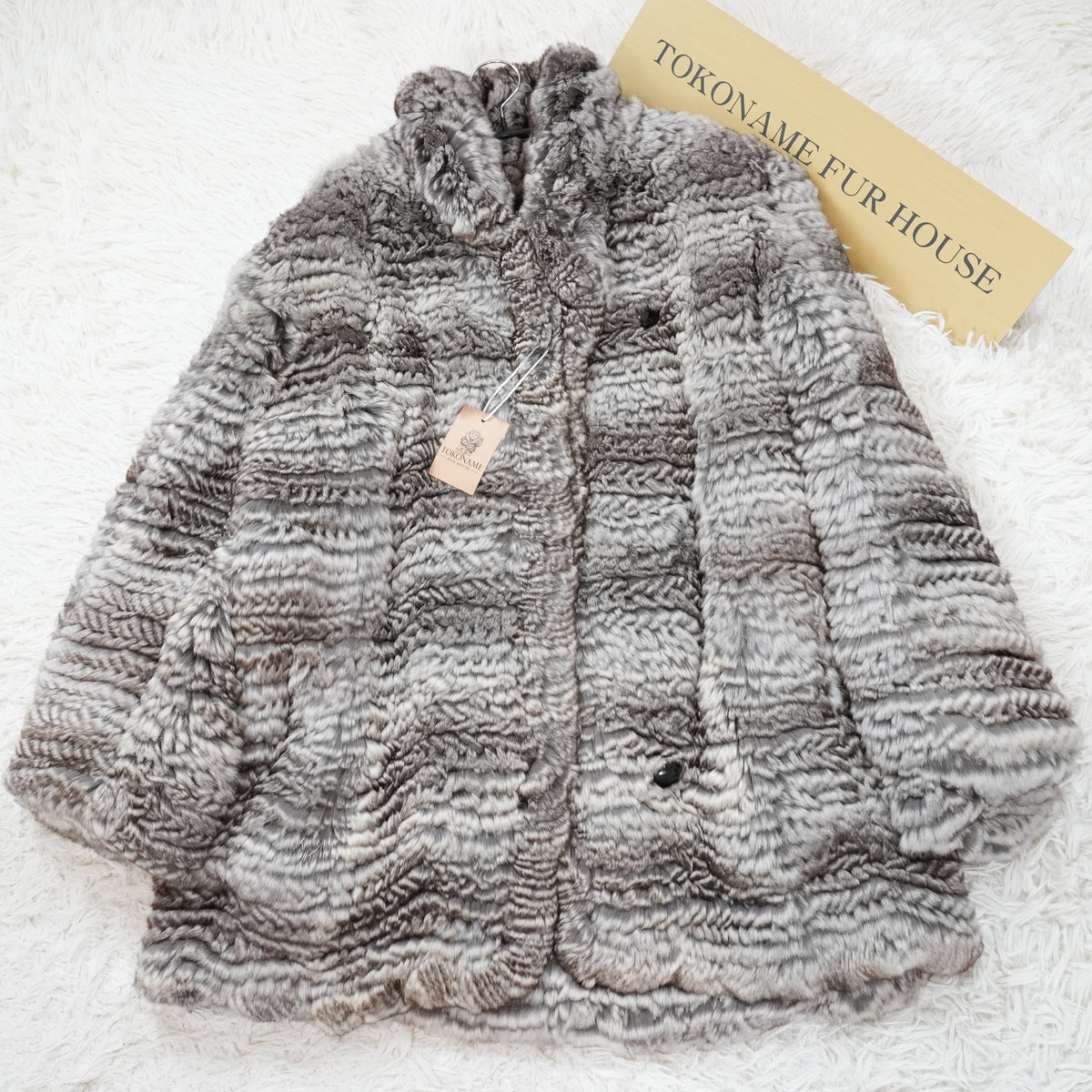 Yarn Chinchilla Fur Coat Nakamura Fur - Genuine Vintage Fur From Japan