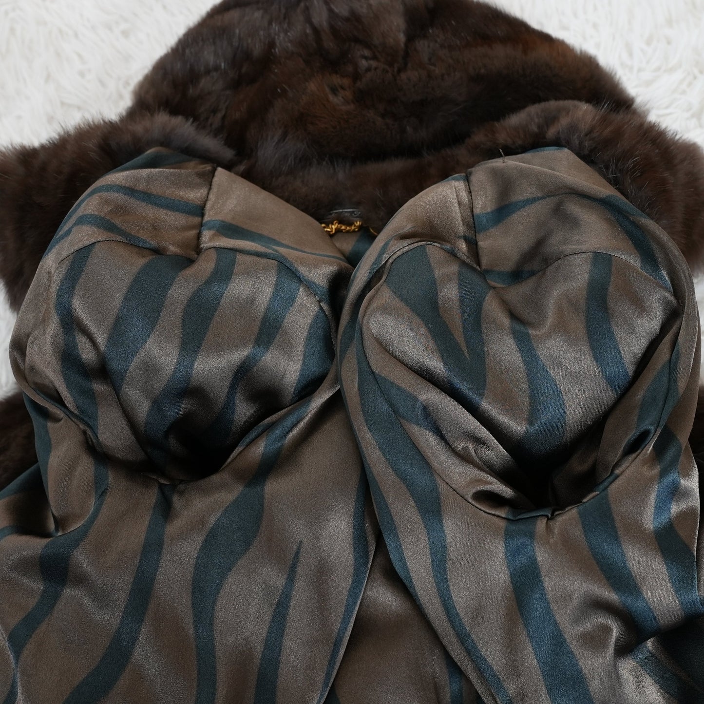 Russian Sable Zip Hoody Jacket Vintage Fur Japan