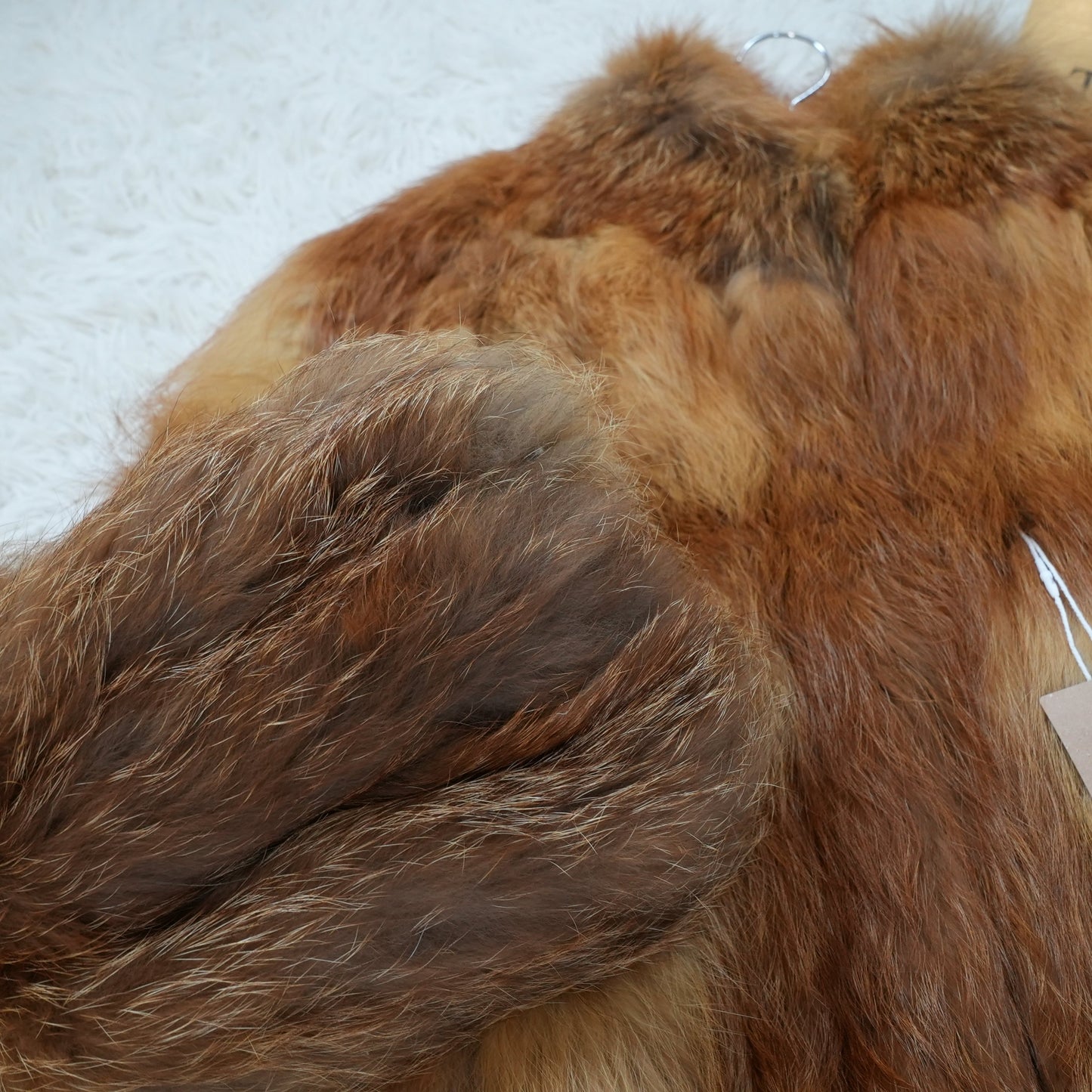 Red Fox Fur Coat - Genuine Vintage Fur From Japan