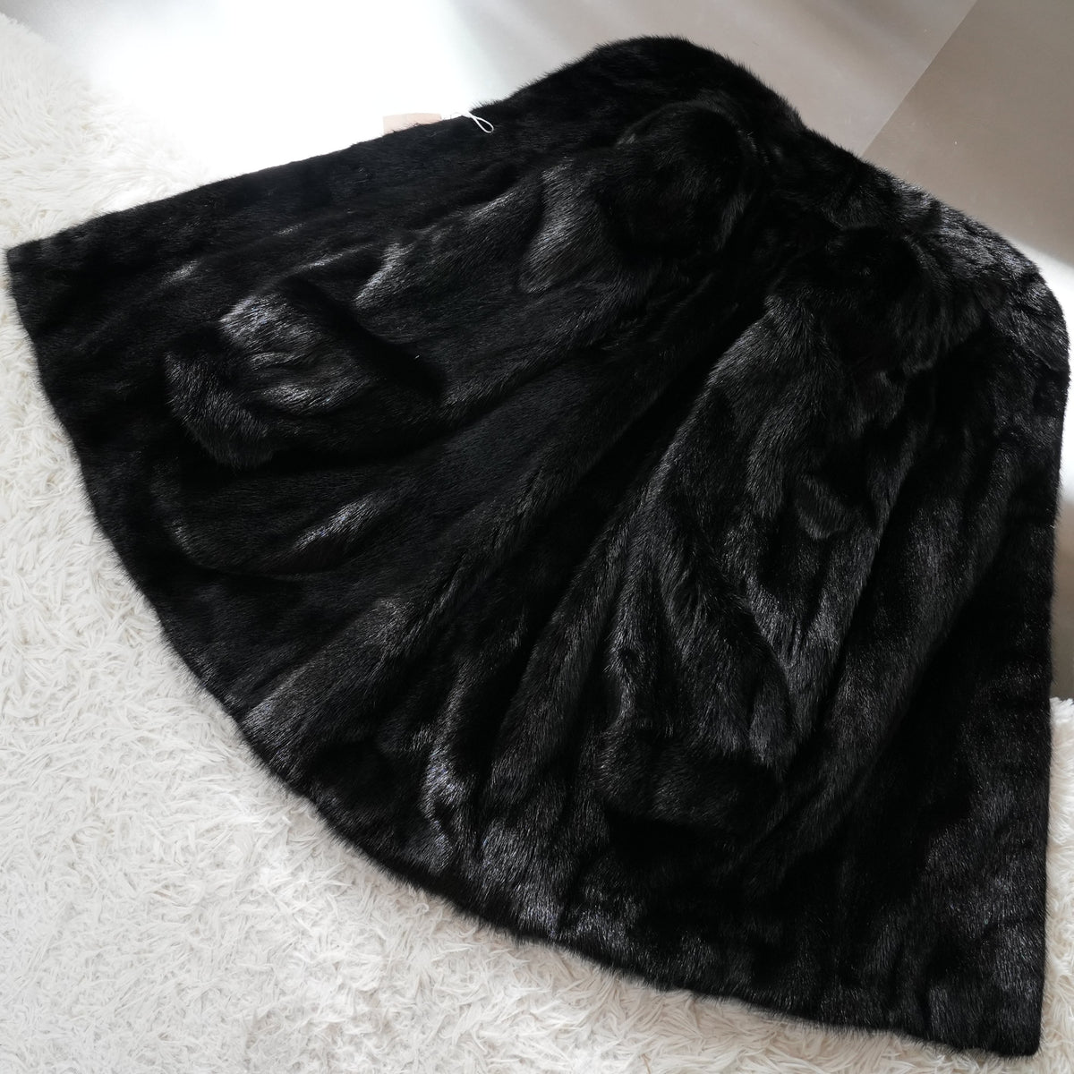 Dark Mink Fur Coat MG Sable - Genuine Vintage Fur From Japan