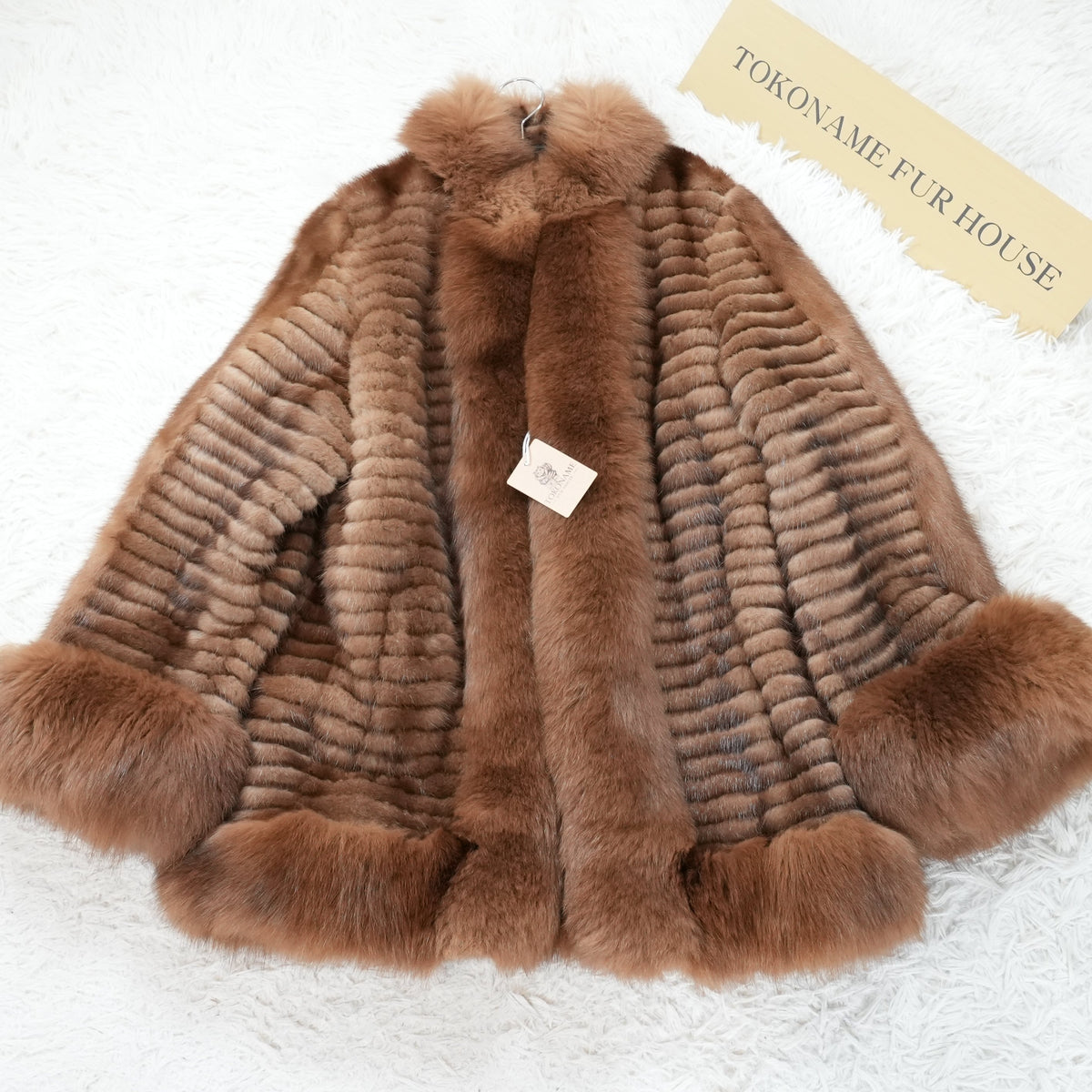 Mink and Fox Fru Coat - Genuine Vintage Fur From Japan