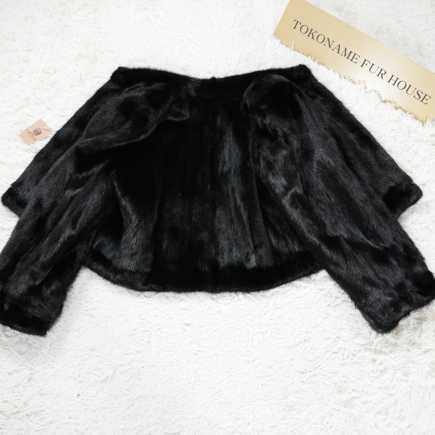SAGA MINK cropd Jacket - Genuine Vintage Fur From Japan
