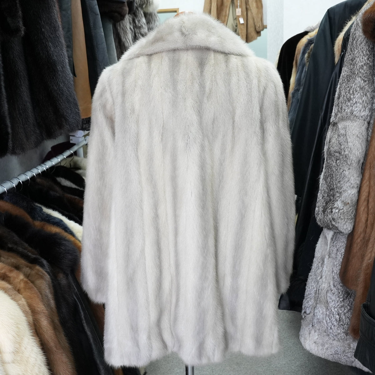 Sapphire Mink Fur Coat - Genuine Vintage Fur From Japan