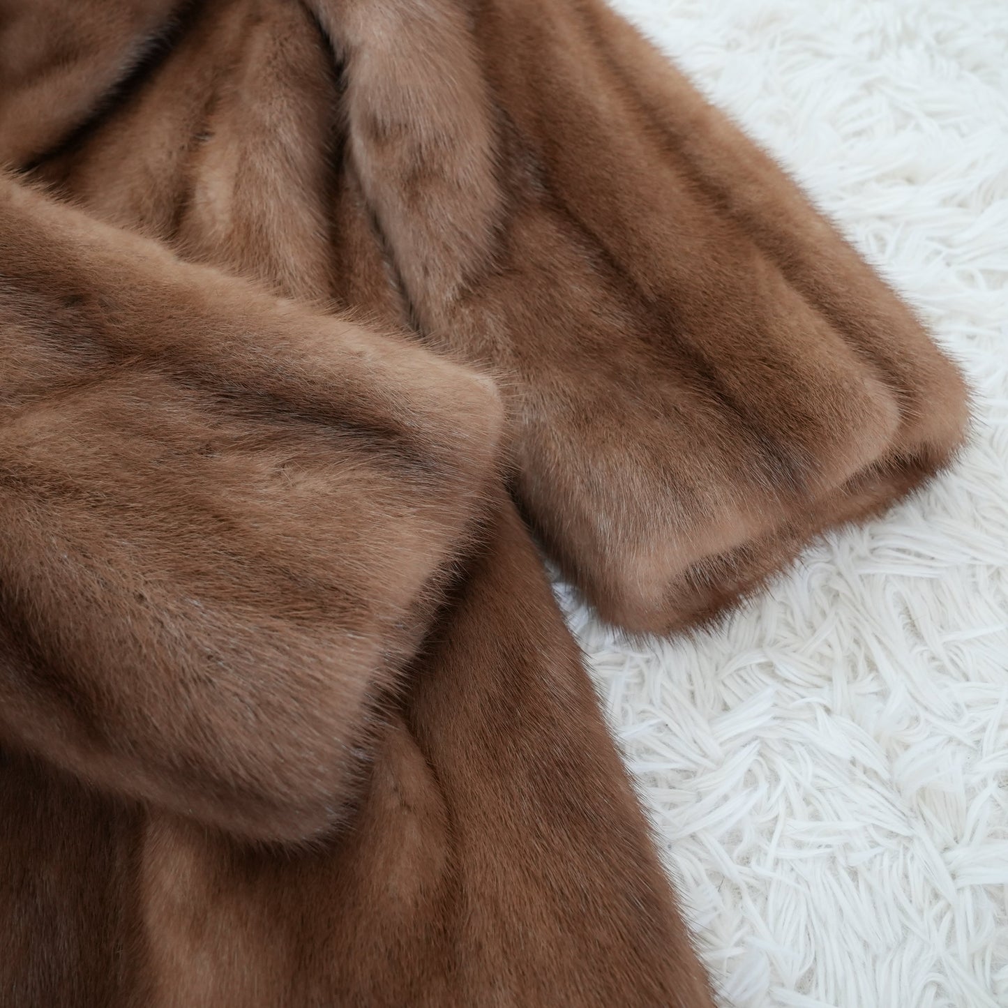 Demi Buff Mink Jacket - SAGA MINK Genuine Vintage Fur Japan