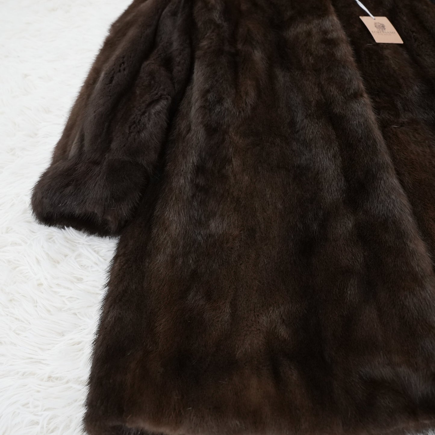 Pastel Mink Coat Genuine Vintage Fur Japan