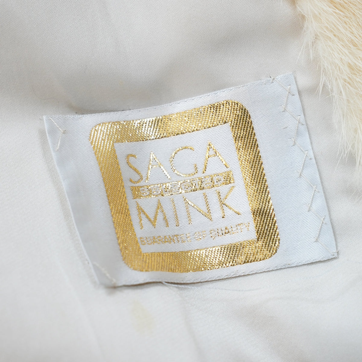 Pearl Mink Fru Jacket SAGA MINK - Genuine Vintage Fur From Japan