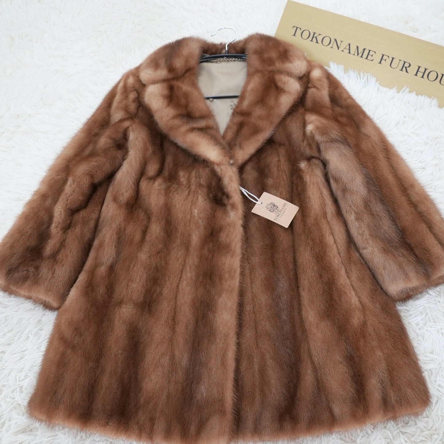 Demi Buff Mink Jacket - SAGA MINK Genuine Vintage Fur Japan