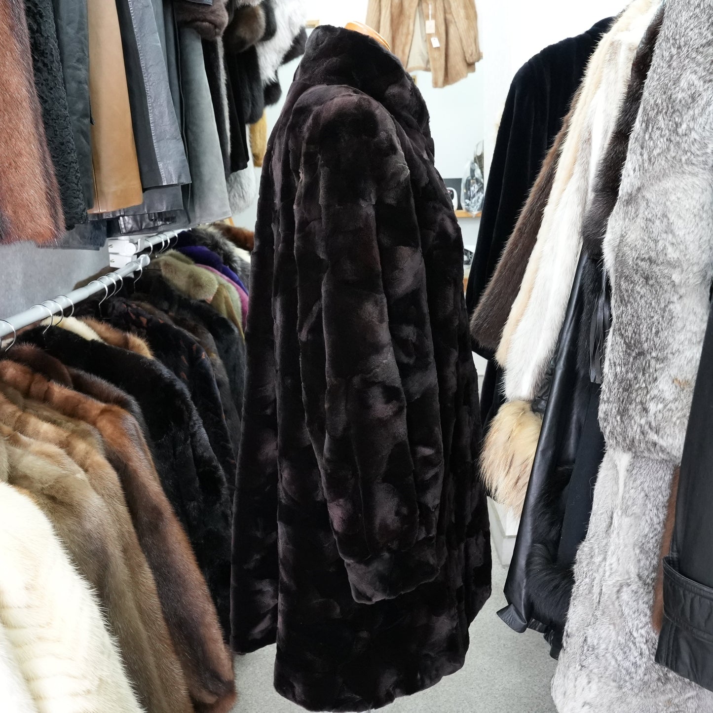 Shaved Mink Coat SAGA MINK - Genuine Vintage Fur From Japan