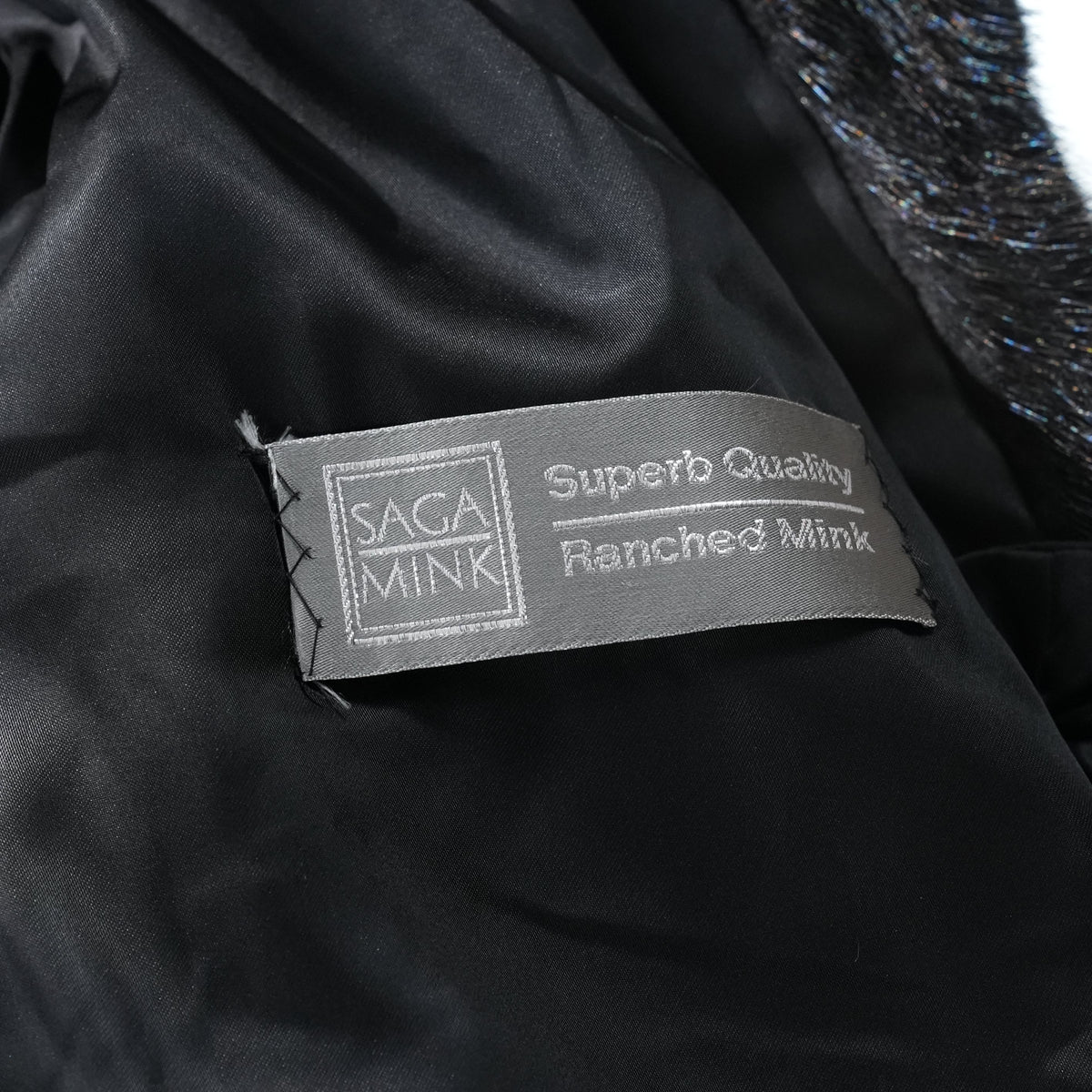 SAGA Mink Fur Coat Soft Leather - Genuine Vintage Fur From Japan