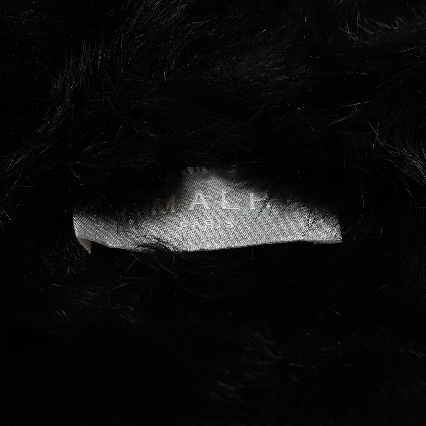 Silver Fox and Rabbit Design Coat New with Tag